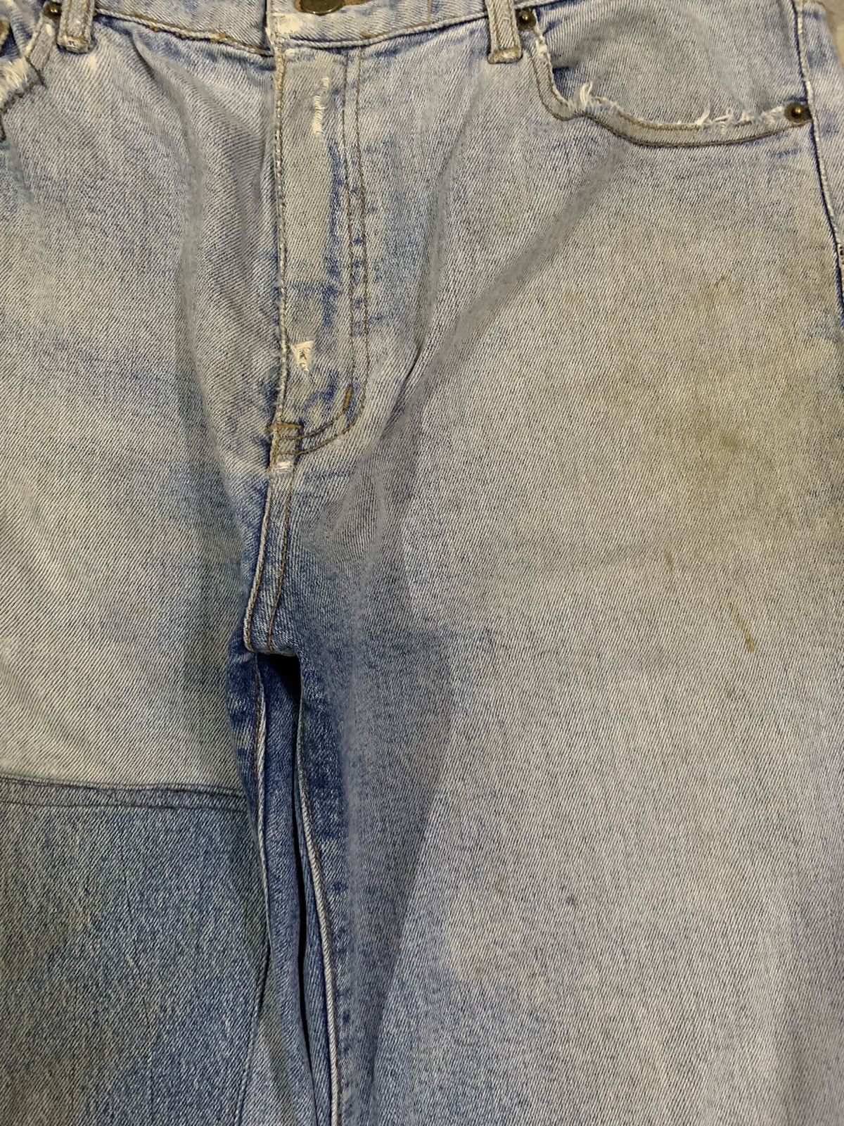 Polo Ralph Lauren × RRL Ralph Lauren Vintage Polo Club Baggy Rusty Mud Washed Patches Jeans Size US 31 - 6 Thumbnail