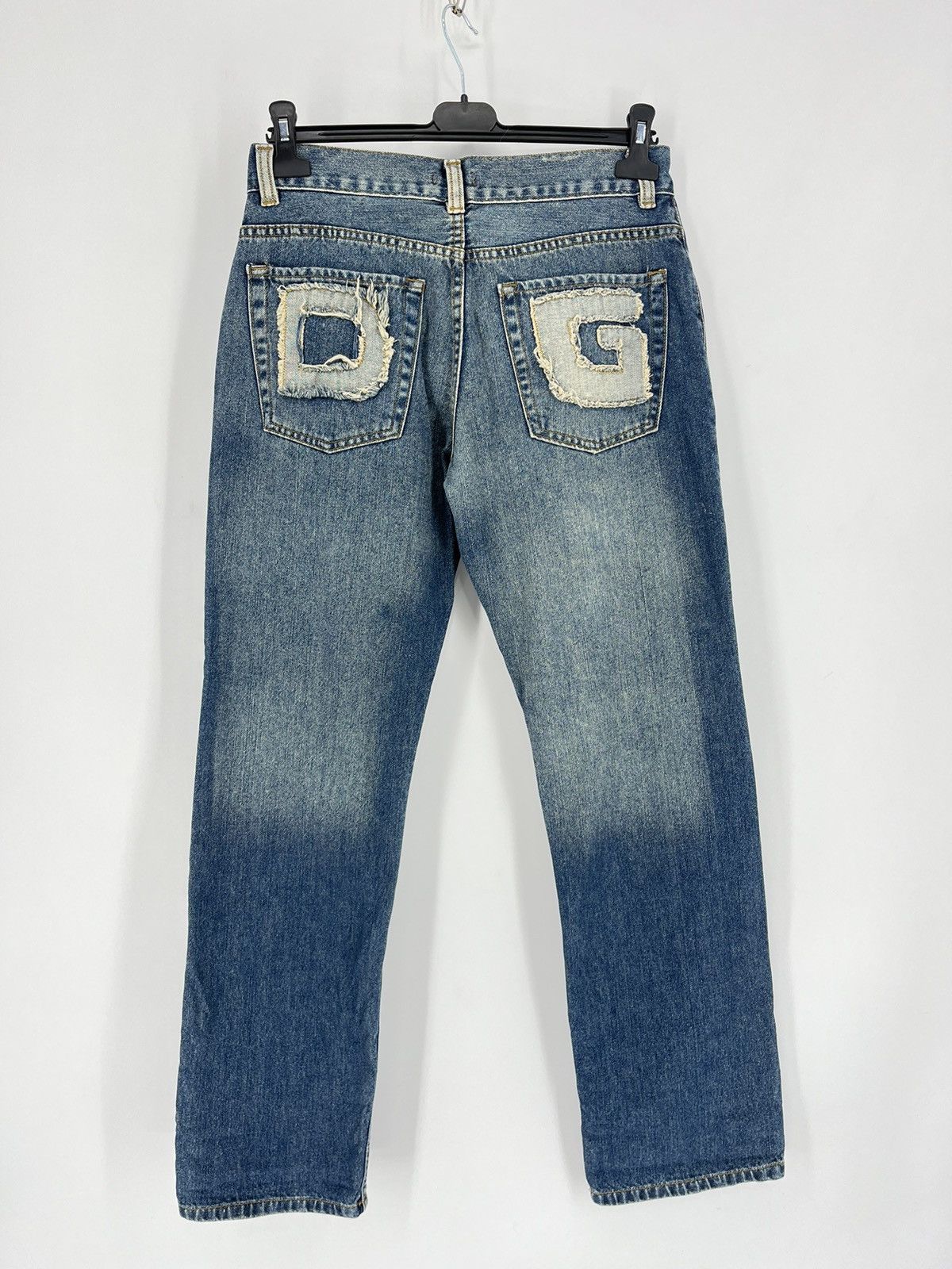 Dolce & Gabbana Vintage Dolce Gabbana Big Logo Distressed Denim Jeans W29 Size US 29 - 8 Thumbnail