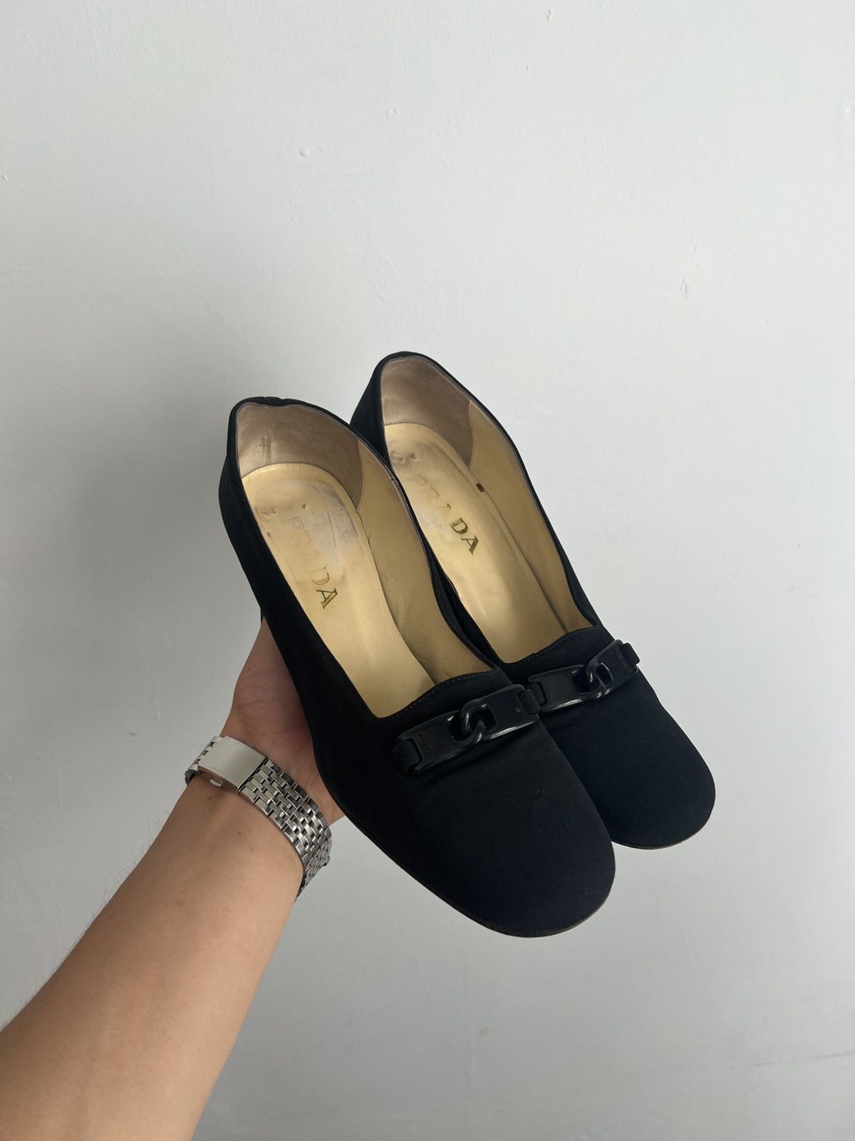 Prada Vintage Prada Kitten Heels Shoes Women’s 41 Size US 11 / IT 41 - 2 Thumbnail