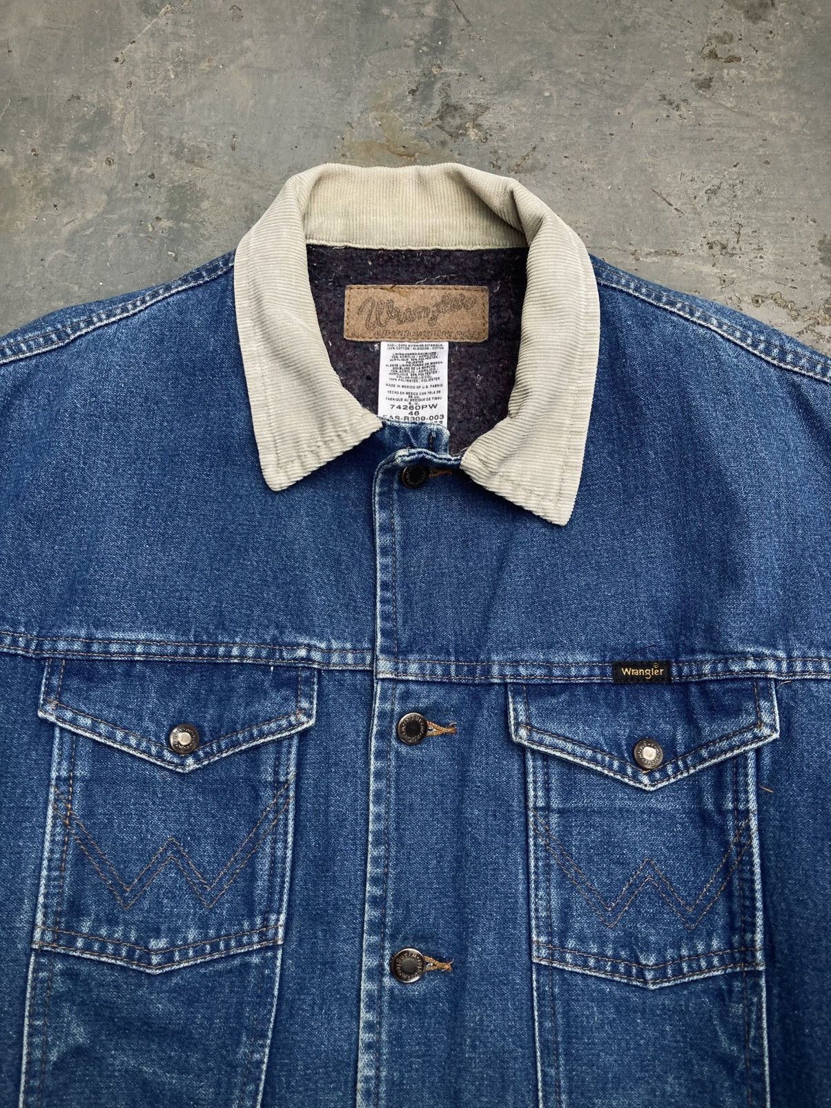 Wrangler Vintage 90s Wrangler Western Denim Jacket Size US L / EU 52-54 / 3 - 5 Thumbnail