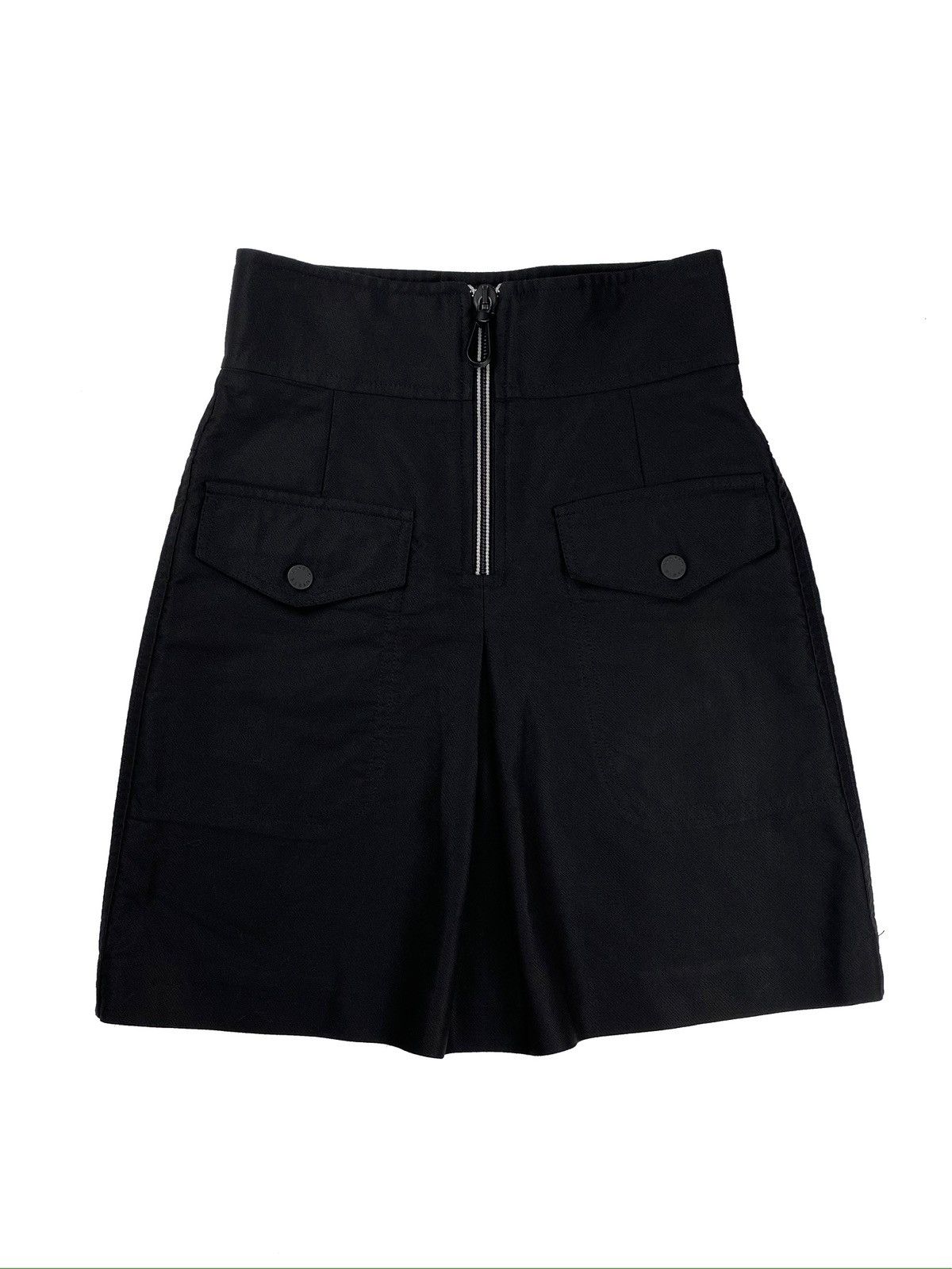 Sandro SANDRO PARIS WOMEN BLACK A-LINE SKIRT BLACK ZIP SIZE S Size 27" / US 4 / IT 40 - 7 Thumbnail