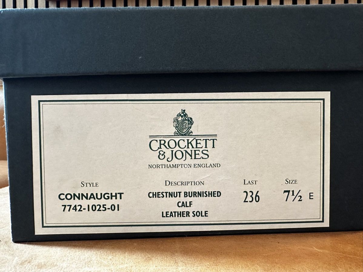Crockett & Jones Crockett & Jones Connaught Cap Oxford 8.5US Size US 8.5 / EU 41-42 - 9 Thumbnail