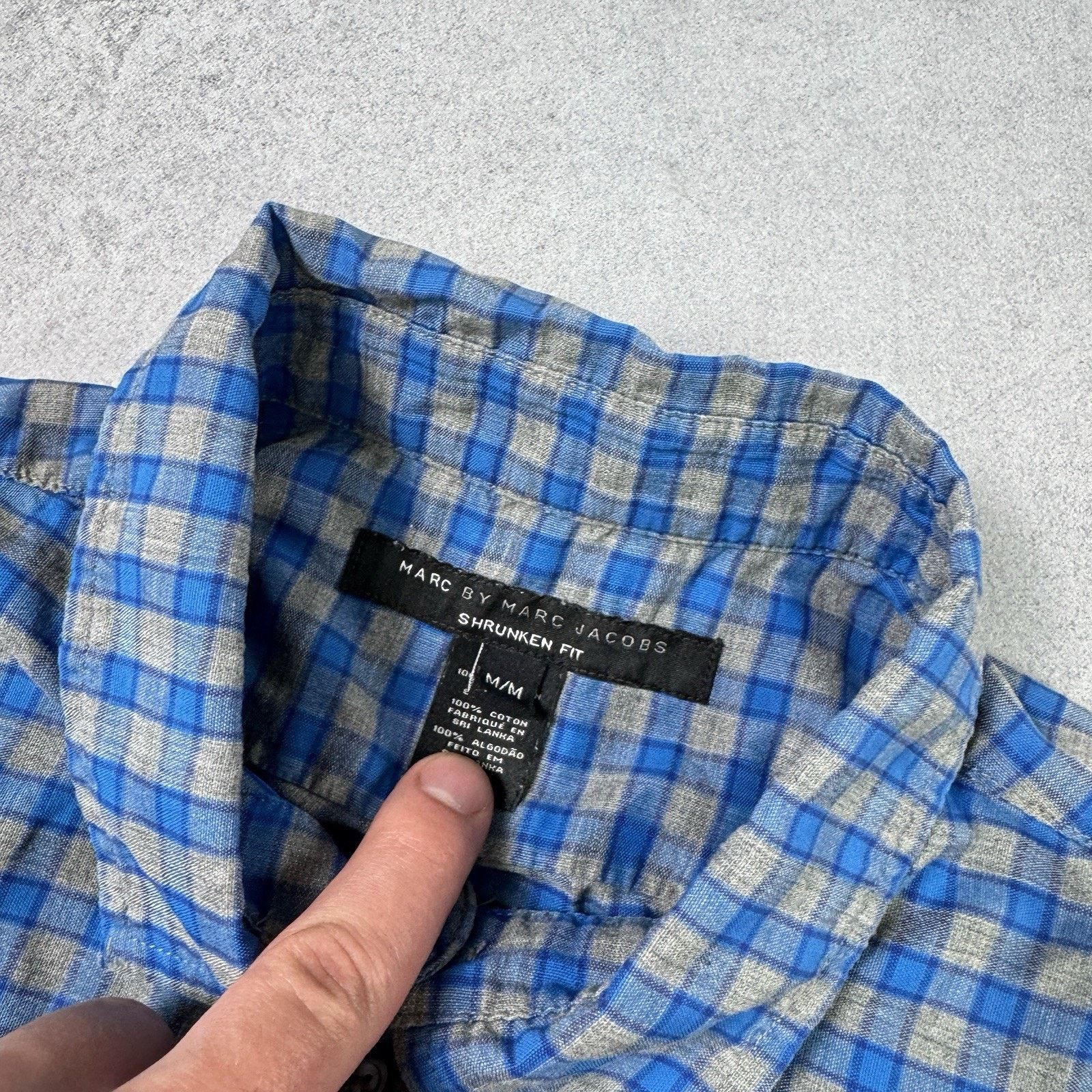 Marc by Marc Jacobs Marc By Marc Jacom Mon Short Sleeve Button Up Shirt Check Size US M / EU 48-50 / 2 - 17 Thumbnail