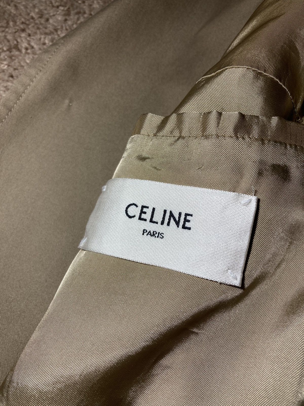 Celine AW23 Celine 44 Mac Coat Raglan Tan Oversized 2023 Hedi Size US S / EU 44-46 / 1 - 4 Thumbnail