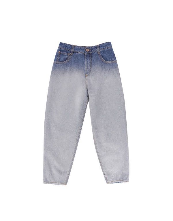 Brunello Cucinelli Brunello Cucinelli Barrel Jeans Size 30" / US 8 / IT 44 - 1 Thumbnail