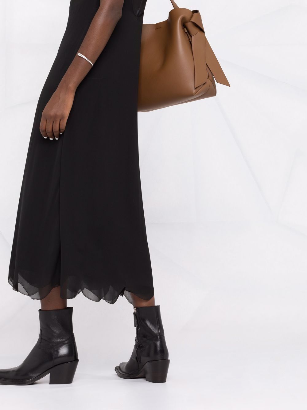 Maison Margiela o1y0625 Maxi Dress in Black Size M / US 6-8 / IT 42-44 - 5 Thumbnail