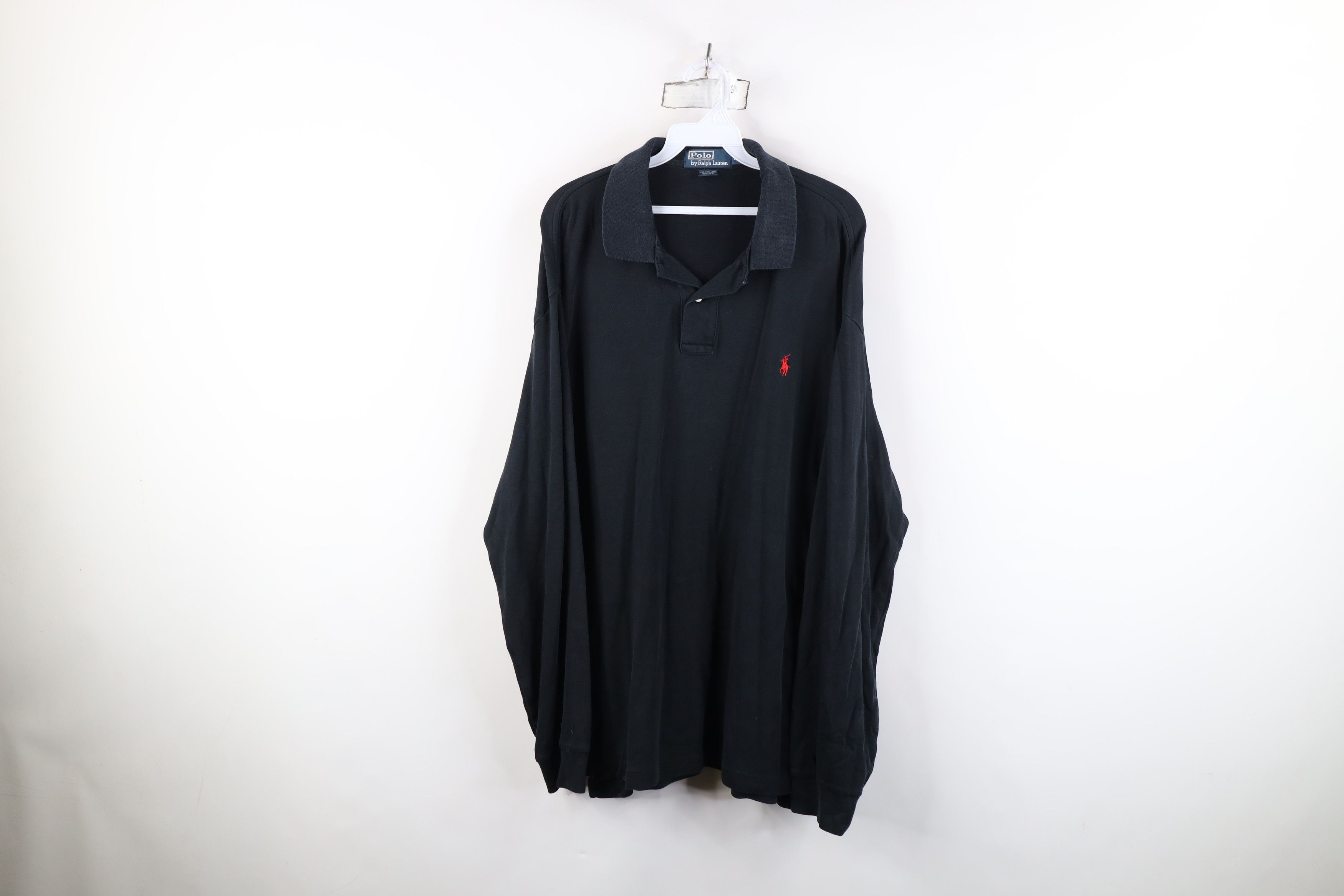 Ralph Lauren Vintage 90s Ralph Lauren Cotton Touch Long Sleeve Rugby Polo Size US XL / EU 56 / 4 - 1 Thumbnail
