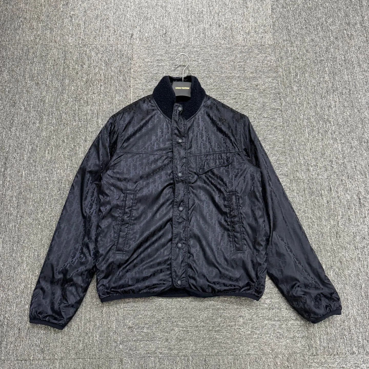 Dior Black Bomber Jacket with Button Front - XS. Size US XS / EU 42 / 0 - 1 Thumbnail