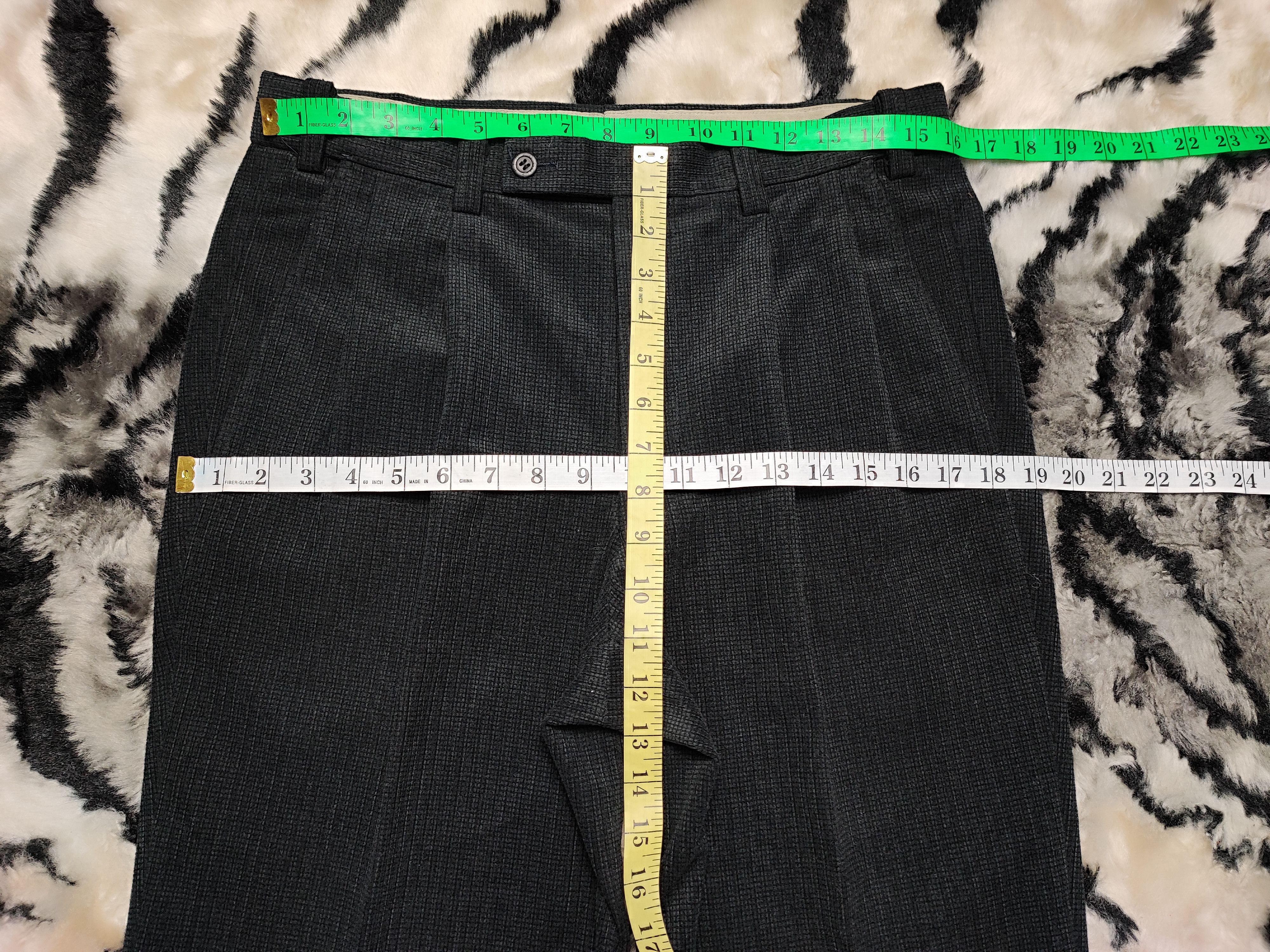 Kenzo Vintage Kenzo Wool Waffle Design Size US 31 - 7 Thumbnail