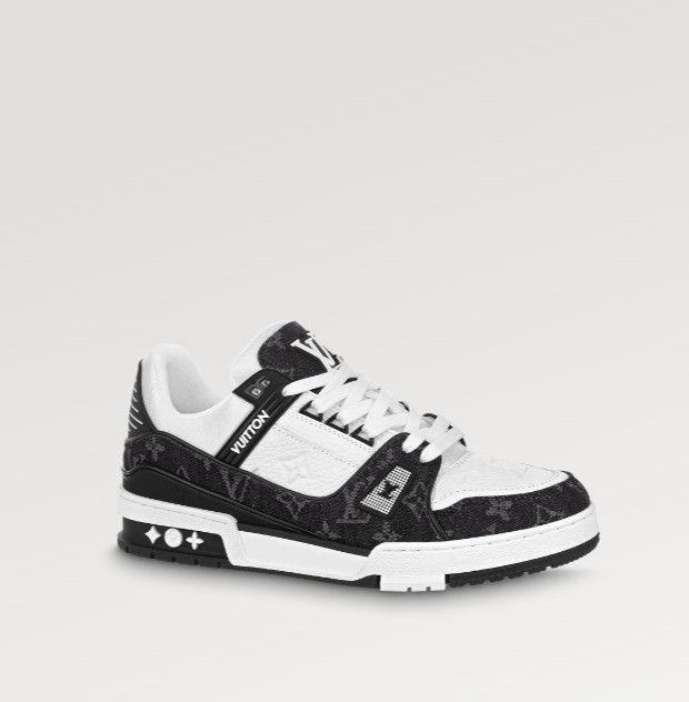 Louis Vuitton o1tm1un1i0923 Sneakers in Black & White | Grailed Louis Vuitton o1tm1un1i0923 Sneakers in Black & White | Grailed