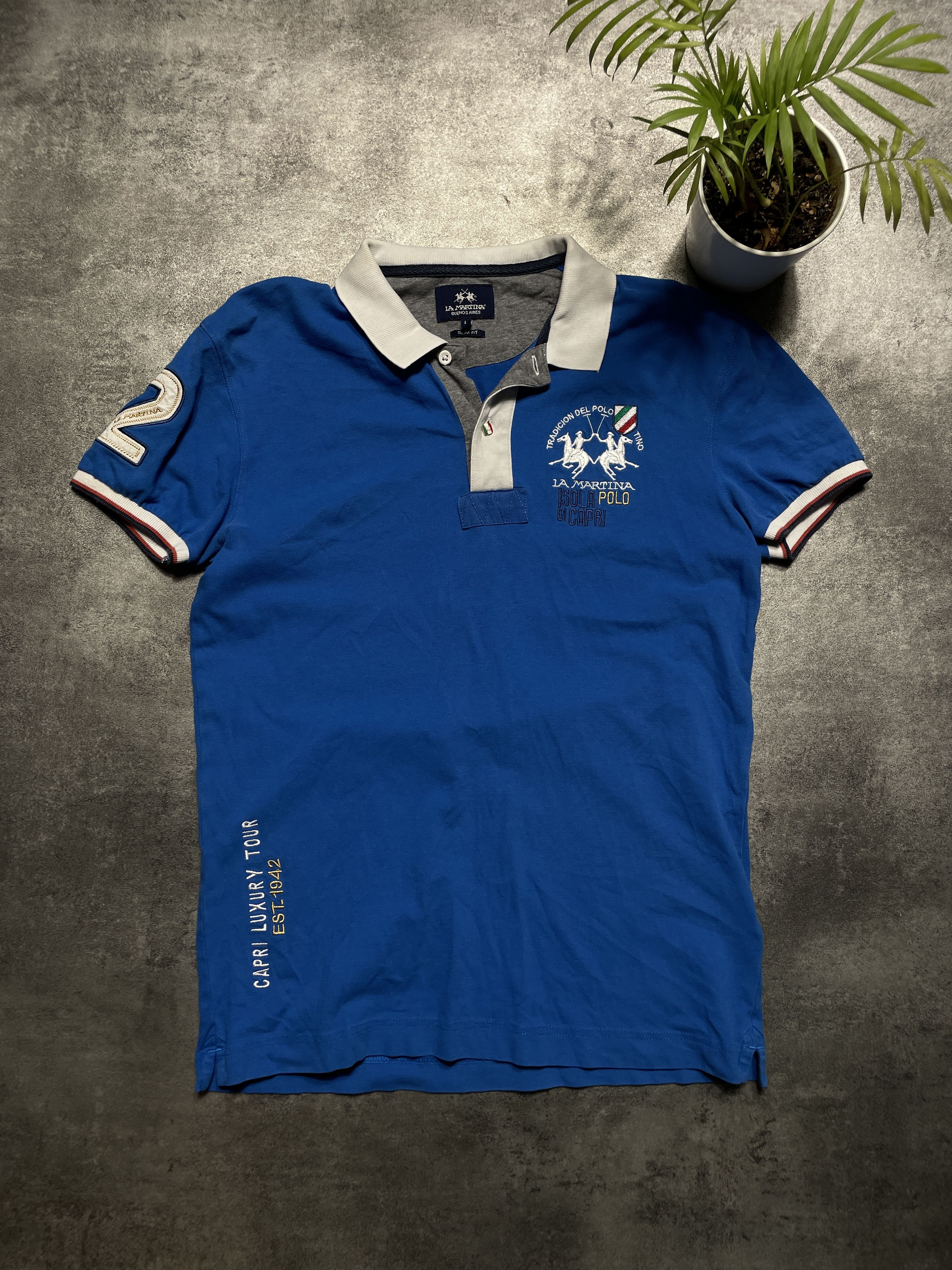 La Martina RARE La Martina Vintage Y2K Polo T-Shirt Size US L / EU 52-54 / 3 - 1 Thumbnail