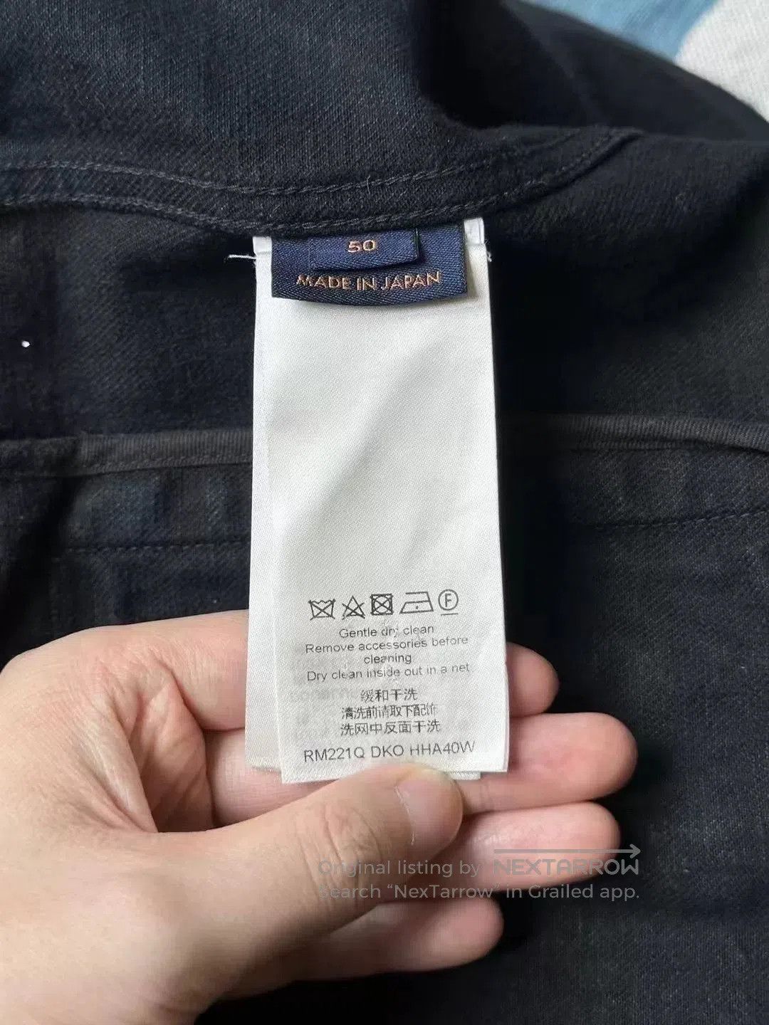 Louis Vuitton Louis Vuitton Washed Black DNA Tag Denim Jacket. Size US M / EU 48-50 / 2 - 5 Thumbnail