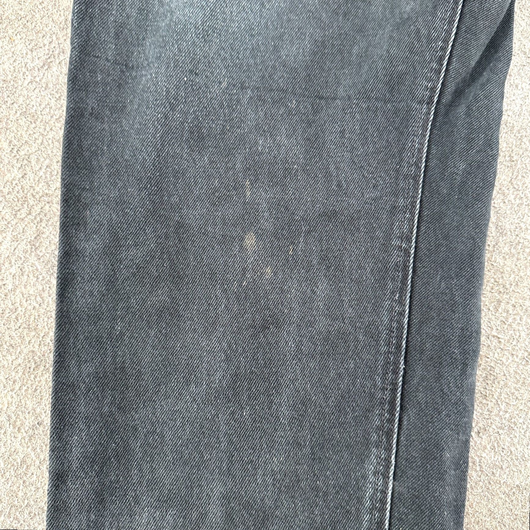 Carhartt Carhartt Jeans Mens 42x34 Black Carpenter Relaxed Dark Wash Denim B161 Size US 42 / EU 58 - 6 Thumbnail