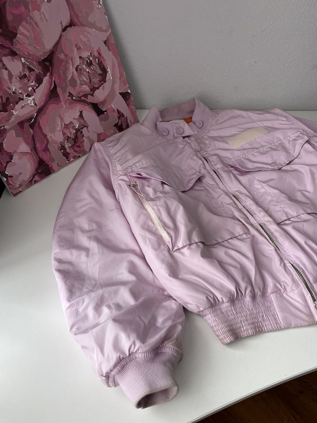 JET SET × Japanese Brand Jet Set Bomber Jacket Boxy Fit Parachute Y2K Streetwear Size XS / US 0-2 / IT 36-38 - 7 Thumbnail