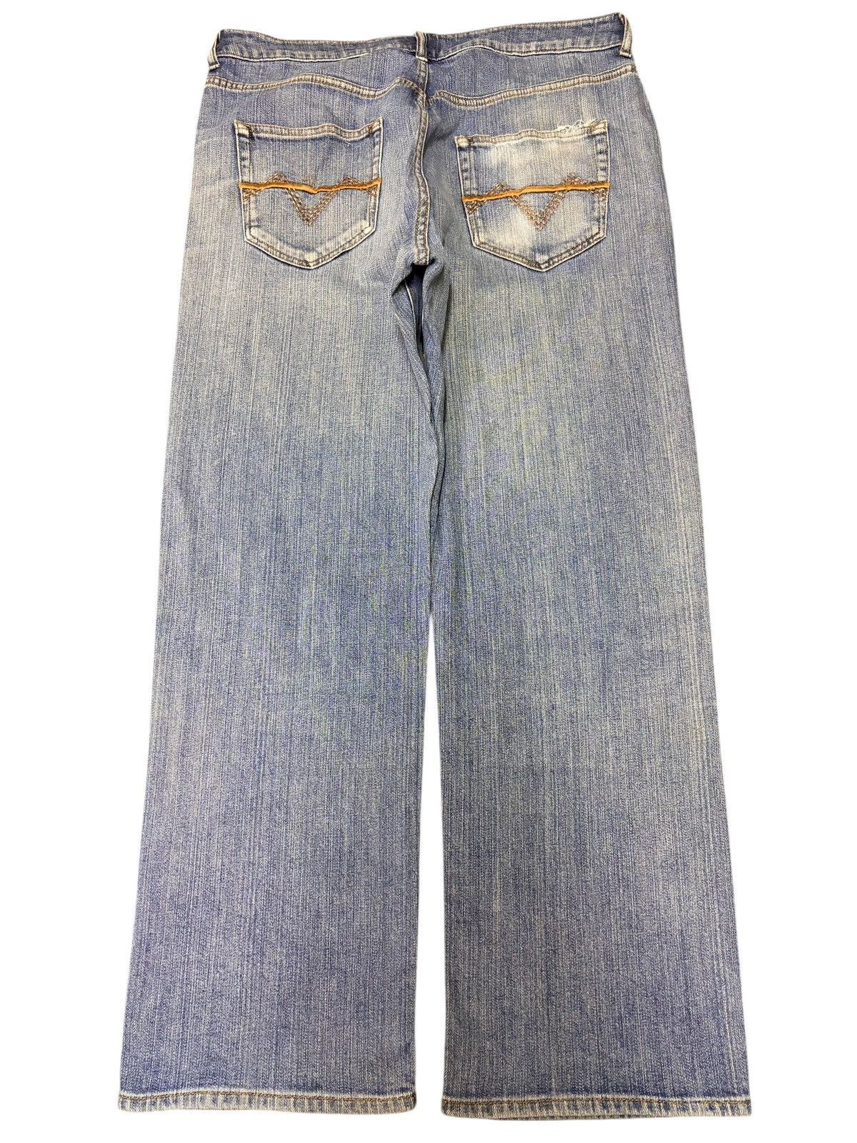 Fubu Vintage Japanese Brand Faded Wash Baggy Jeans Size 34" / US 12 / IT 48 - 2 Thumbnail