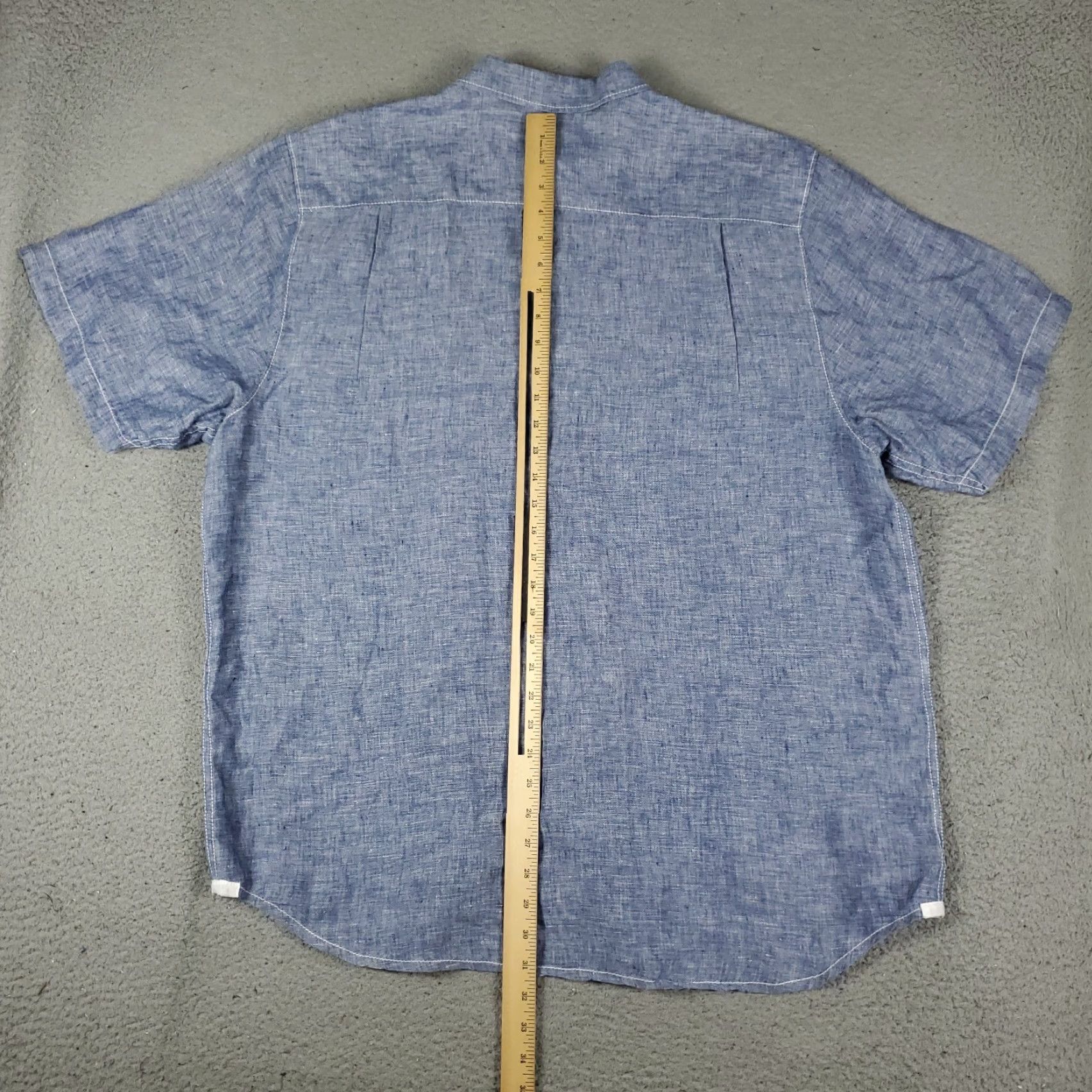 Tommy Bahama Tommy Bahama Shirt Mens XL Blue Linen Hawaiian Button Up Short Sleeve Size US XL / EU 56 / 4 - 4 Thumbnail