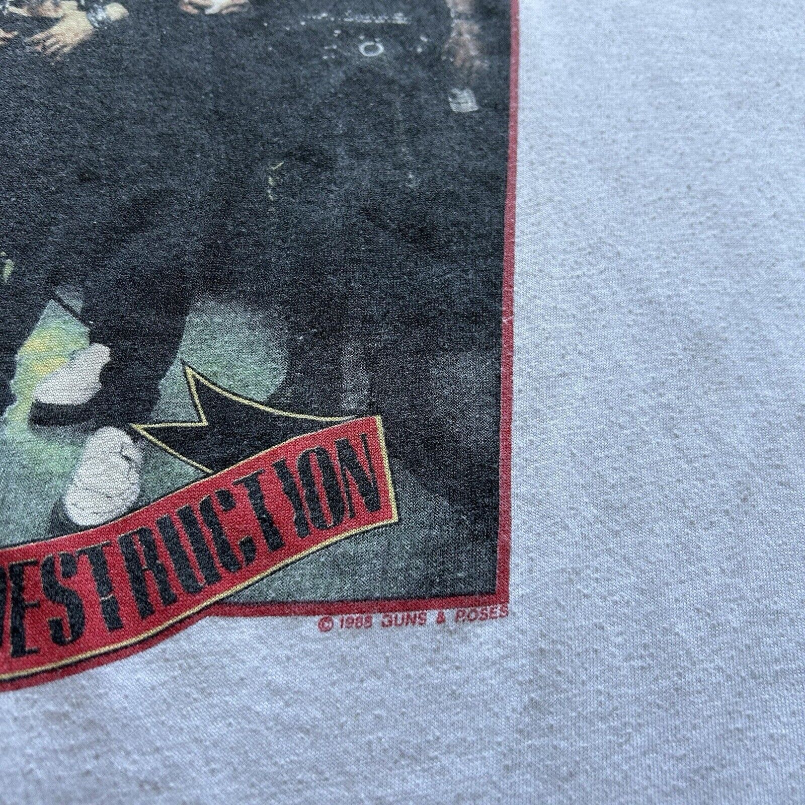 Band Tees × Guns N' Roses × Vintage Vintage 80s Guns N Roses Welcome To The Jungle T Shirt Small Size US S / EU 44-46 / 1 - 7 Thumbnail