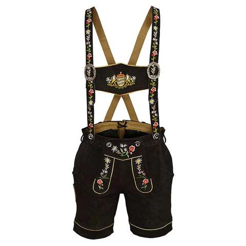 Other Traditional Women Black Lederhosen For Oktoberfest NEW item Size M / US 6-8 / IT 42-44 - 3 Thumbnail