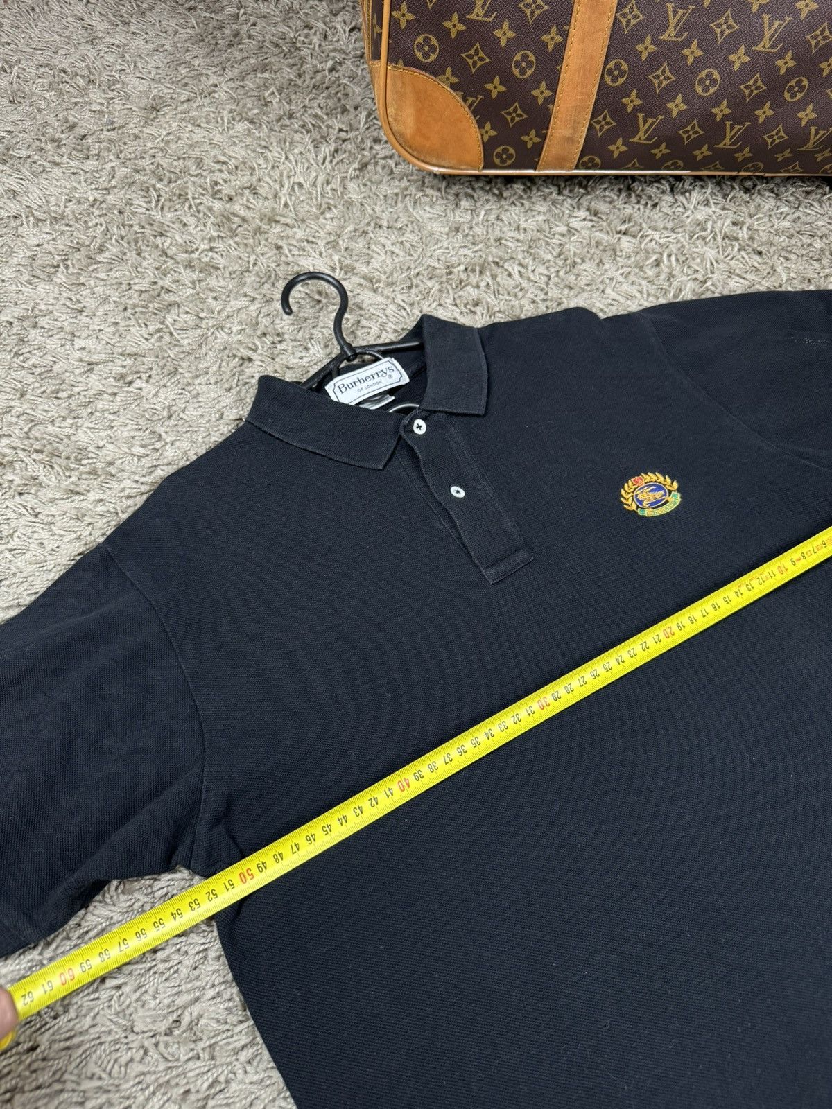 Burberry × Vintage Vintage polo t shirt Burberry original luxury casual item Size US L / EU 52-54 / 3 - 3 Thumbnail