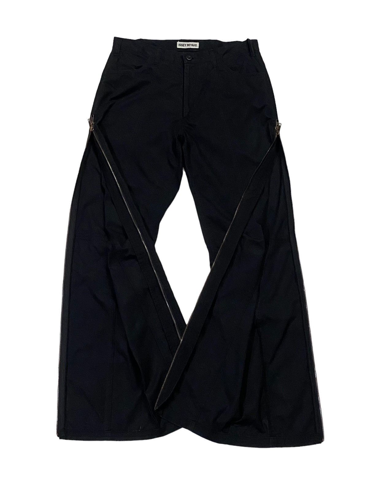 Issey Miyake Issey Miyake zipper Side Slit Wide Leg Trousers Pants Size US 29 - 22 Thumbnail