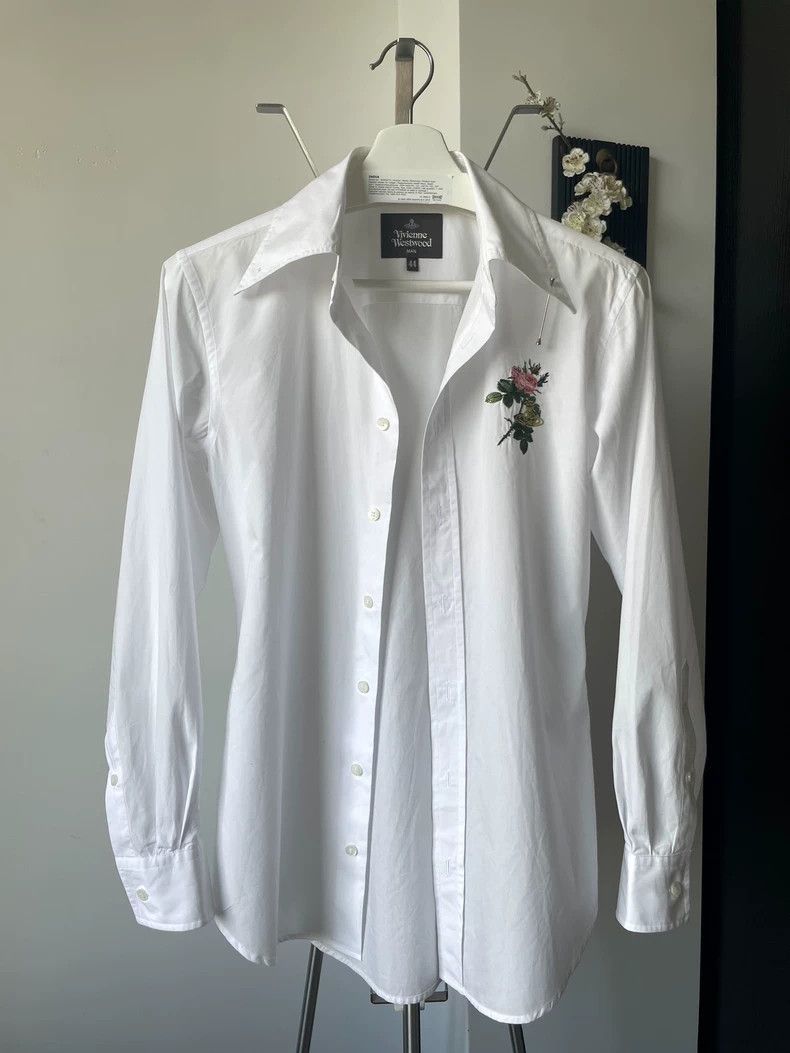 Vivienne Westwood Vivienne Westwood size44 Rose embroidered shirt Size M / US 6-8 / IT 42-44 - 1 Thumbnail
