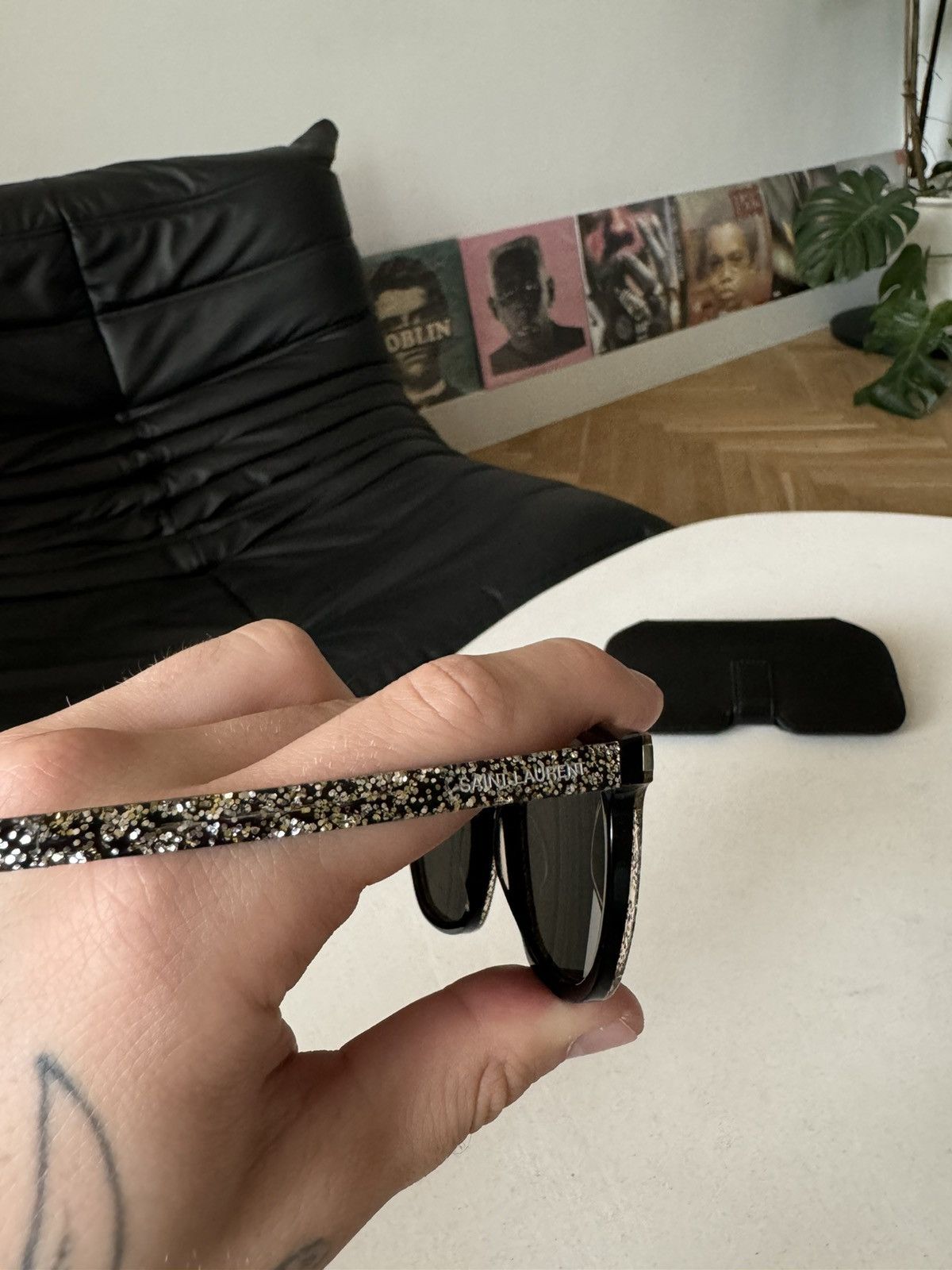Saint Laurent Paris SAINT LAURENT SL28 009 SUN GLASSES DESIGNER LUXURY GLASSES Size ONE SIZE - 5 Thumbnail