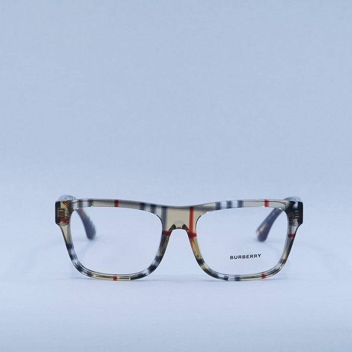 Burberry Burberry BE2411 4122 Eyeglasses Vintage Check 53mm Square Size ONE SIZE - 3 Thumbnail