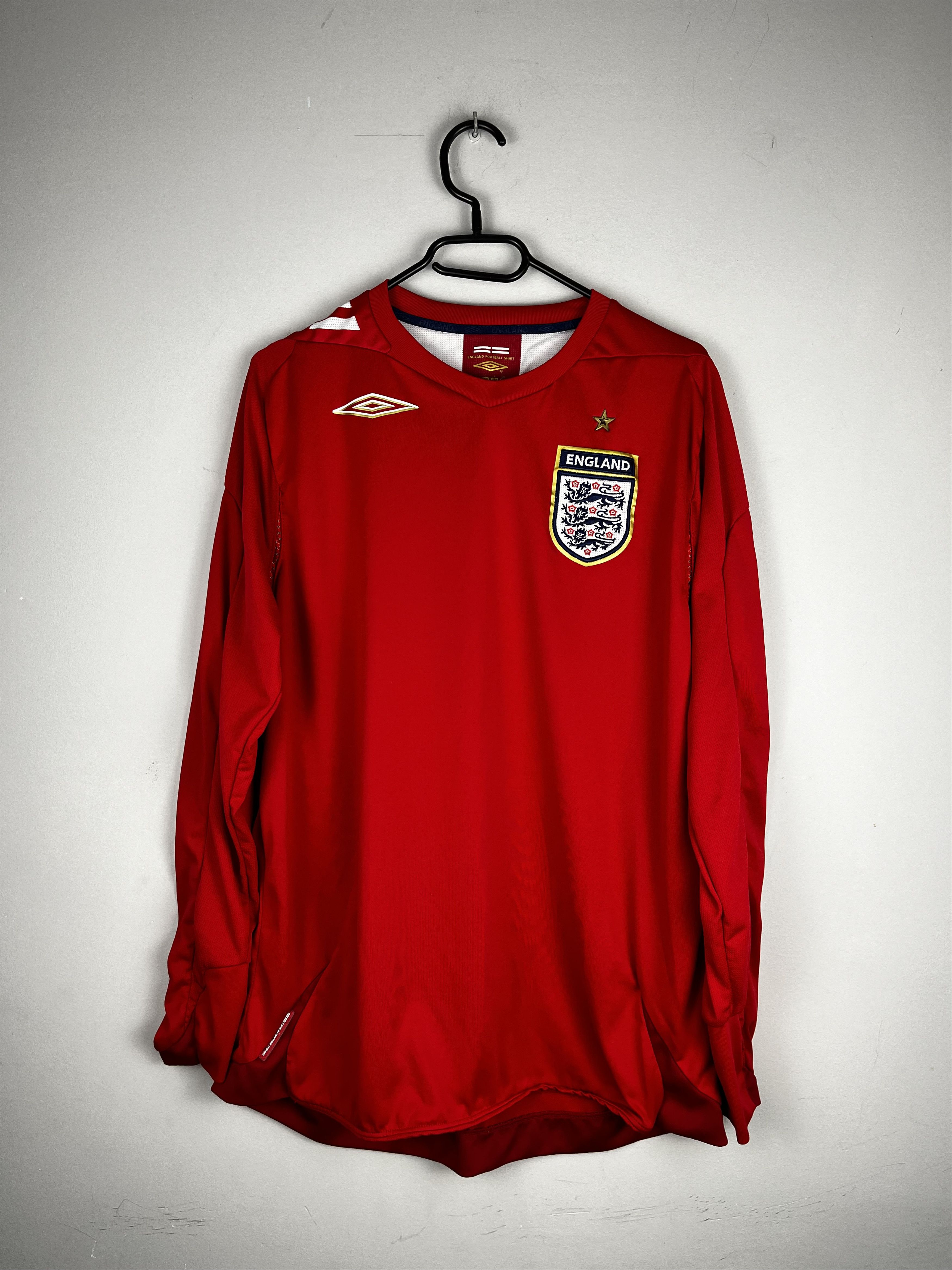 Umbro × Vintage Umbro England 2006/2008 Vintage Away Long Jersey Size US L / EU 52-54 / 3 - 1 Thumbnail