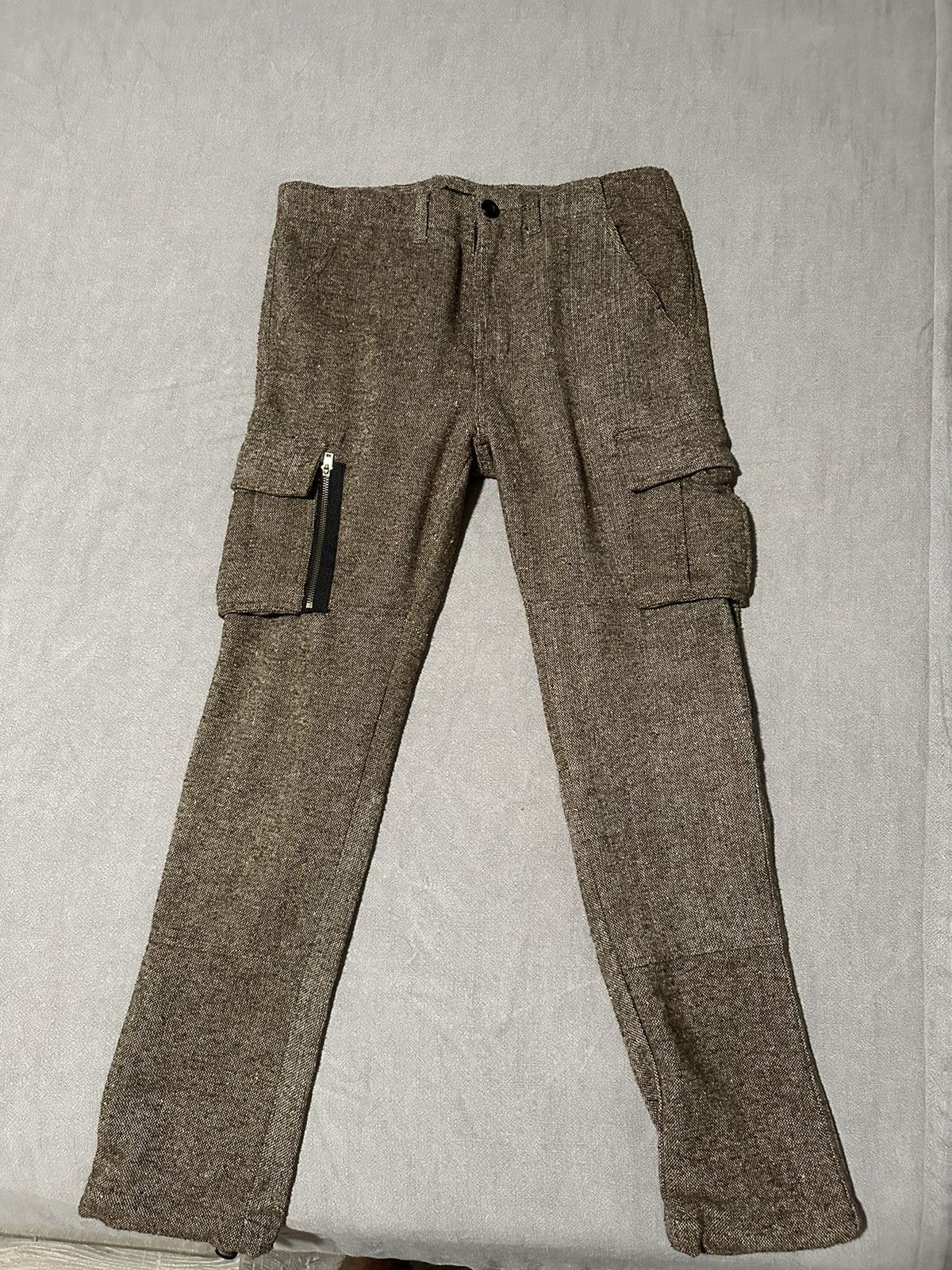 Richie Le Collection Richie Le Collection Tweed Cargo Trouser Size US 30 / EU 46 - 1 Thumbnail