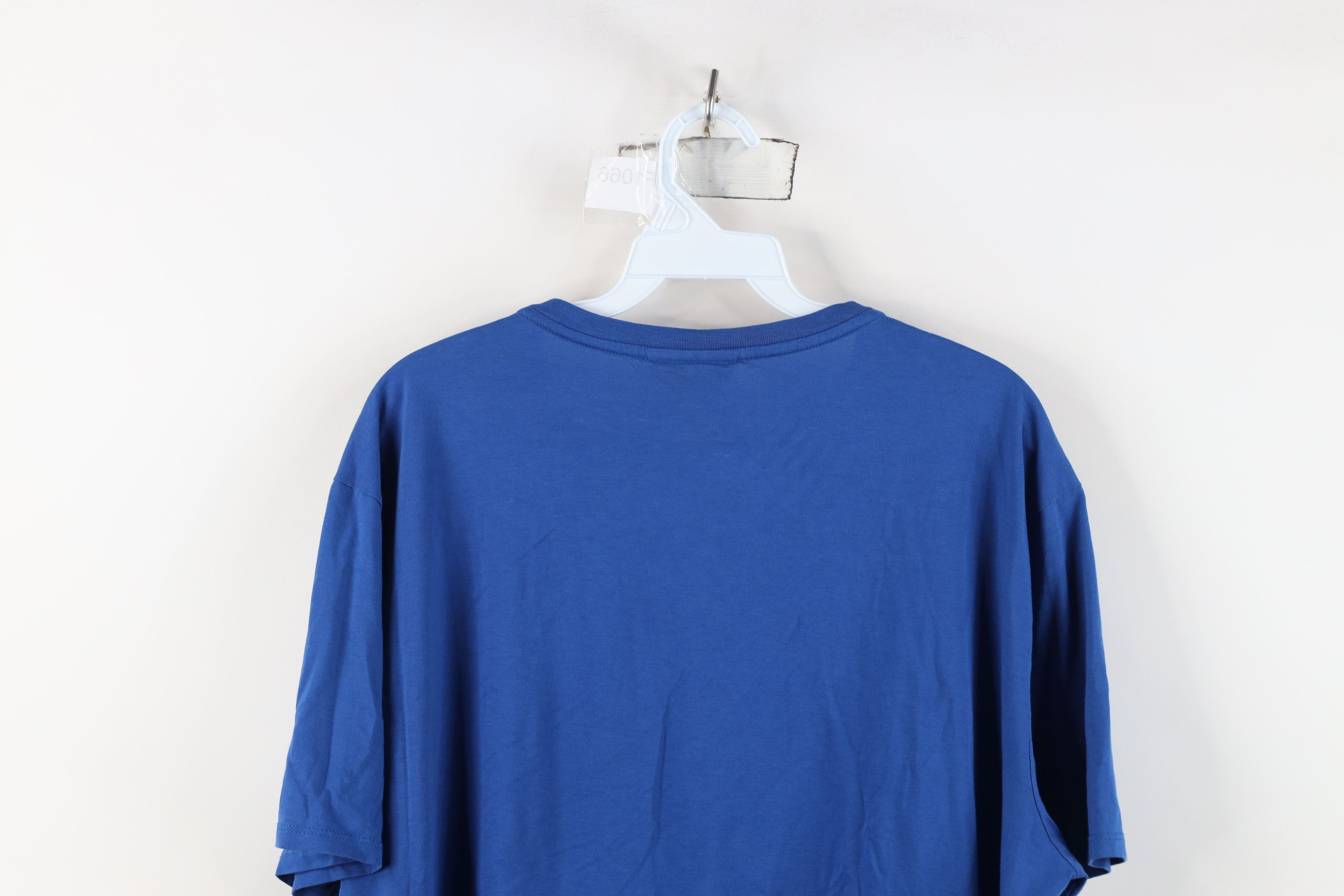 Lacoste Lacoste Logo Pima Cotton Short Sleeve V-Neck T-Shirt Blue Size US XXL / EU 58 / 5 - 10 Thumbnail