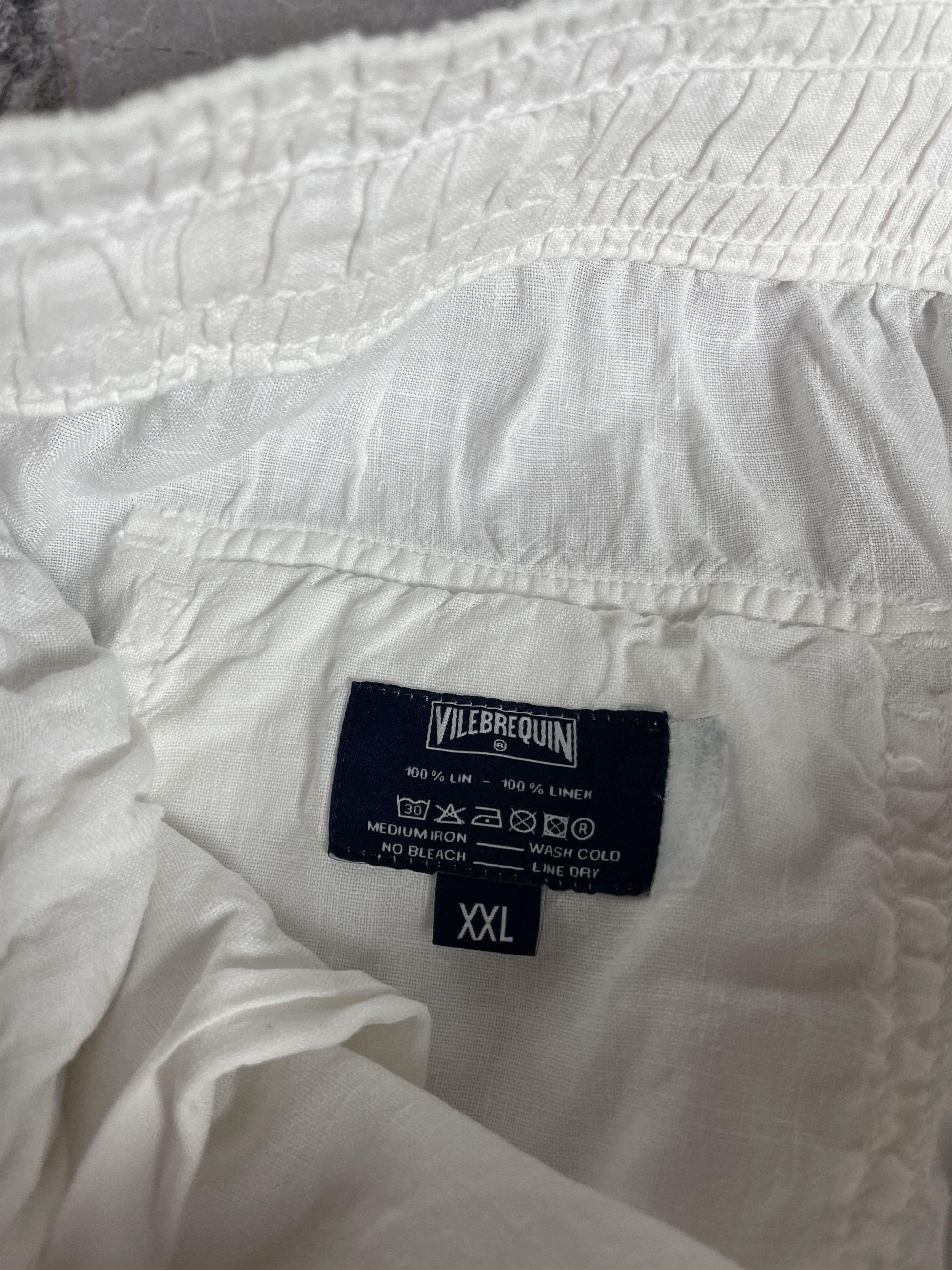 Vilebrequin Vilebrequin Linen relaxed cargo Pants Solid Men Size US 38 / EU 54 - 5 Thumbnail