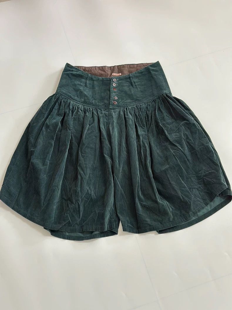 Kapital Kapital Forest Green Corduroy Skirt Pants Size US 30 / EU 46 - 1 Thumbnail