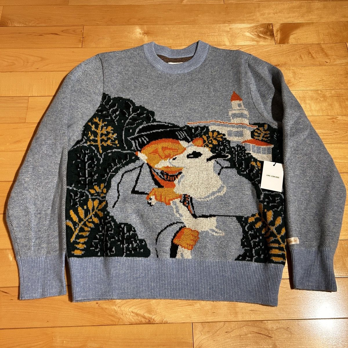 Aime Leon Dore Aime Leon Dore Wool Molina Pappou Sweater Size US L / EU 52-54 / 3 - 2 Thumbnail