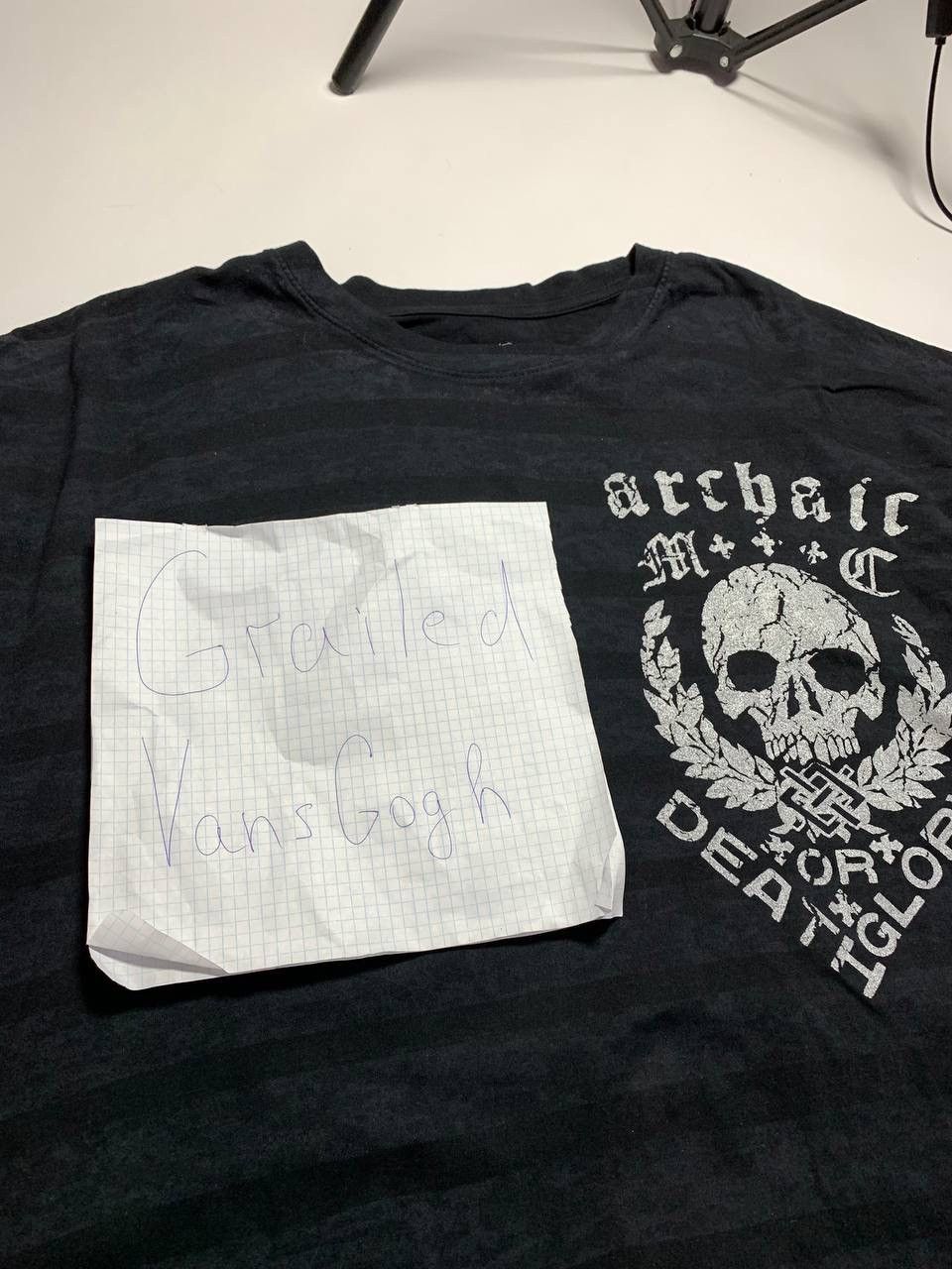 Affliction × Ed Hardy × Tapout Y2K Archaic by Affliction Graphic Rare T-shirt size xl Size US XL / EU 56 / 4 - 10 Thumbnail