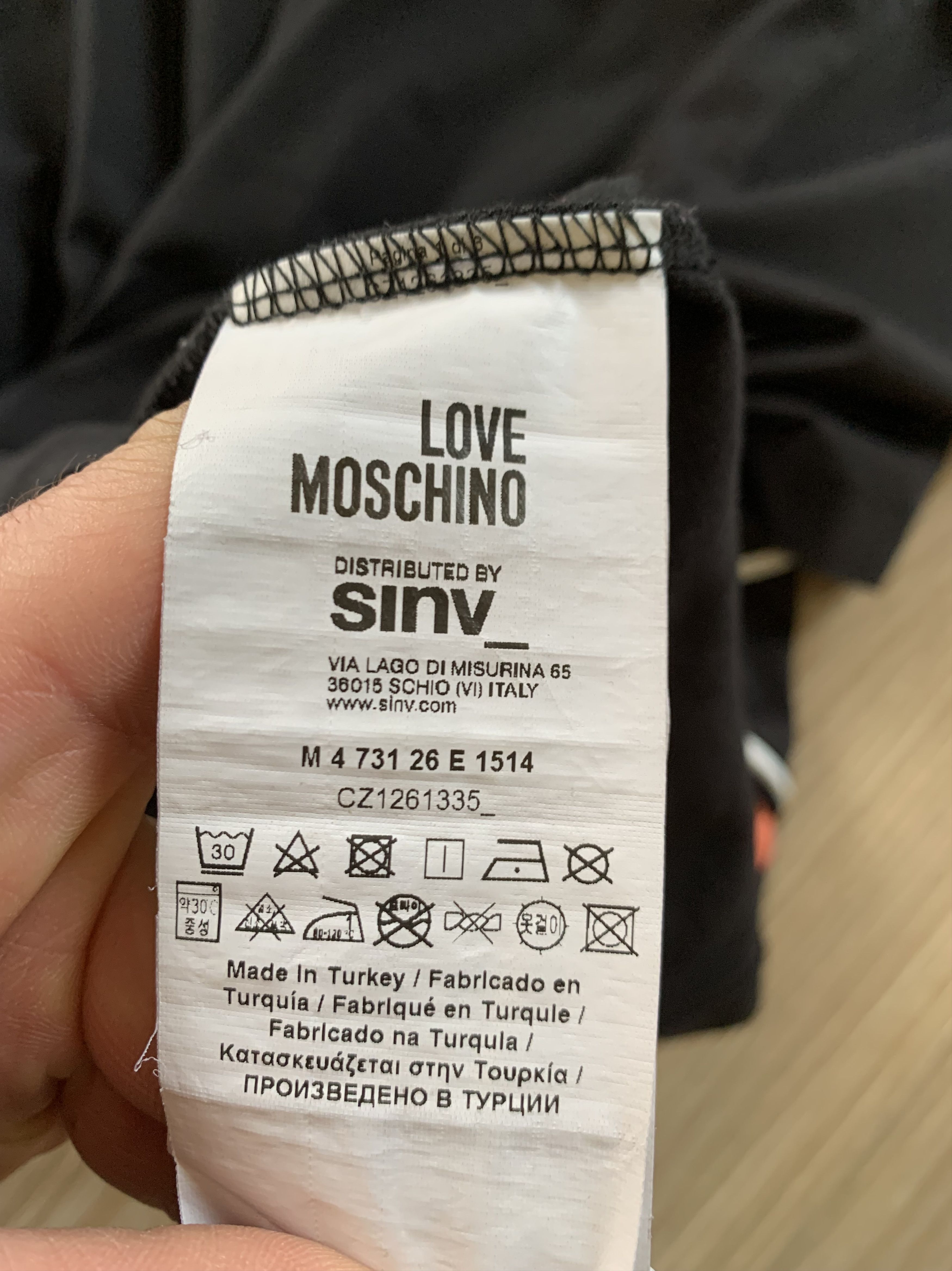 Moschino Vintage Love Moschino Cotton Stretch 3D Printed T-Shirt Size US L / EU 52-54 / 3 - 9 Thumbnail