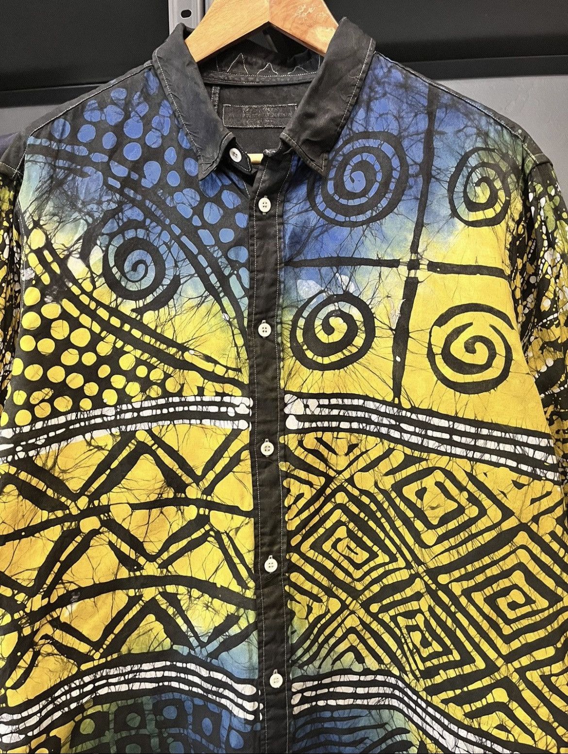 Allsaints Allsaints Printed Shirt Size US L / EU 52-54 / 3 - 2 Thumbnail