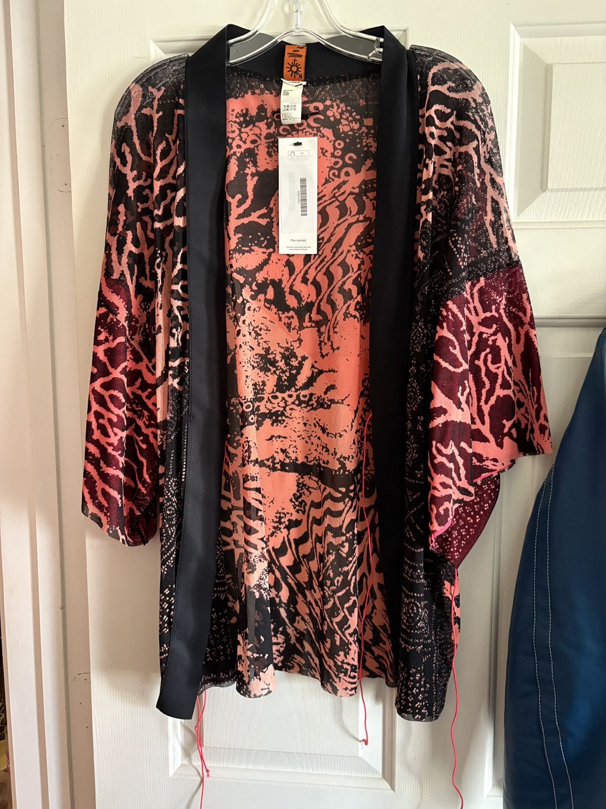 Jean Paul Gaultier Vintage Jean Paul Gaultier Mesh Wrap Top Robe Size M / US 6-8 / IT 42-44 - 4 Thumbnail