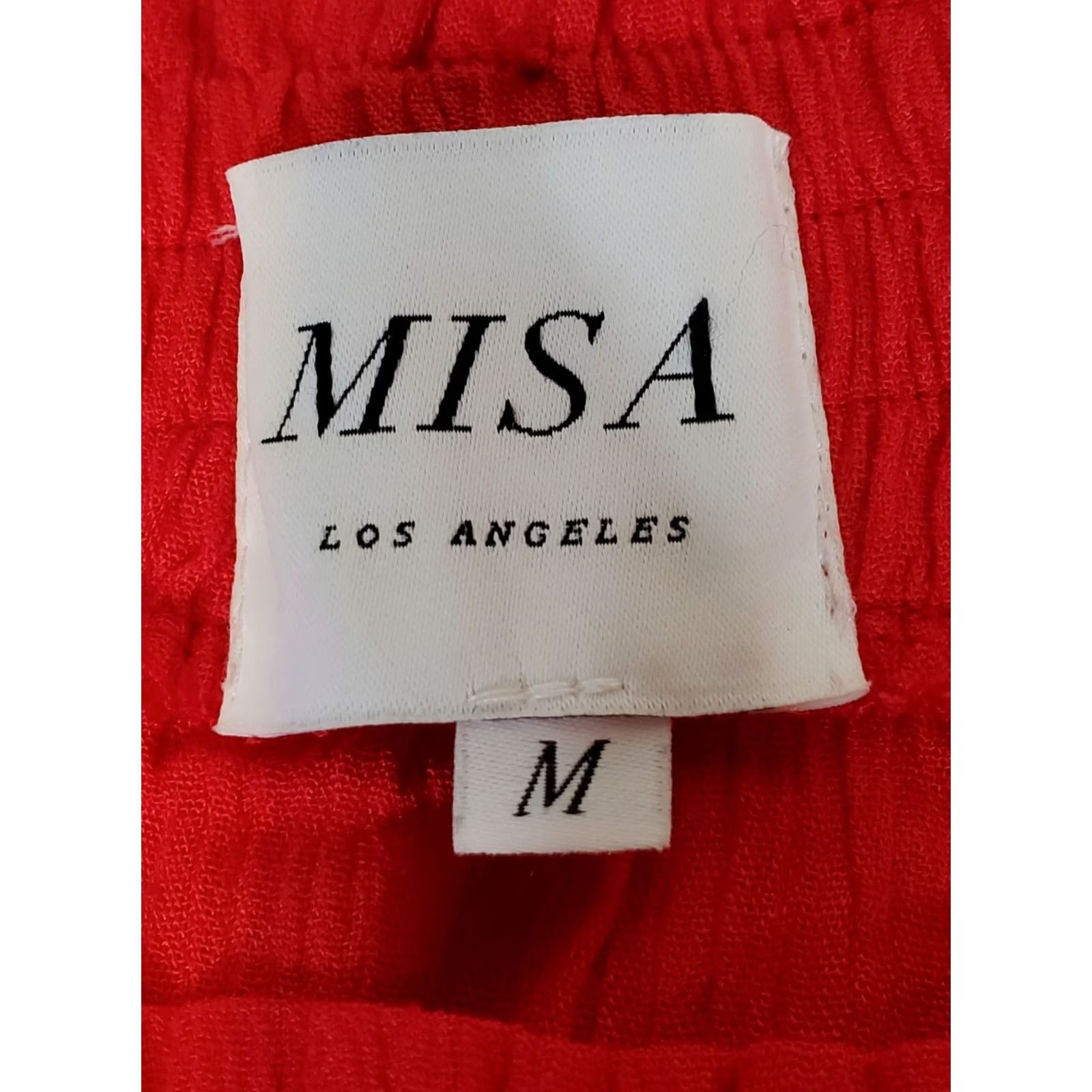MISA Los Angeles MISA Los Angeles Red Tasseled Fringe Metal Eyelet Tiered Mini Skirt Women's Size M Size 32" / US 10 / IT 46 - 6 Thumbnail