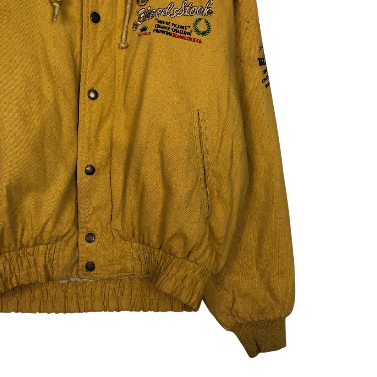 Japanese Brand 🔥VINTAGE HOODIE BOMBER JACKET BLOOD STOCK ISSEY MIYAKE Size US M / EU 48-50 / 2 - 7 Thumbnail