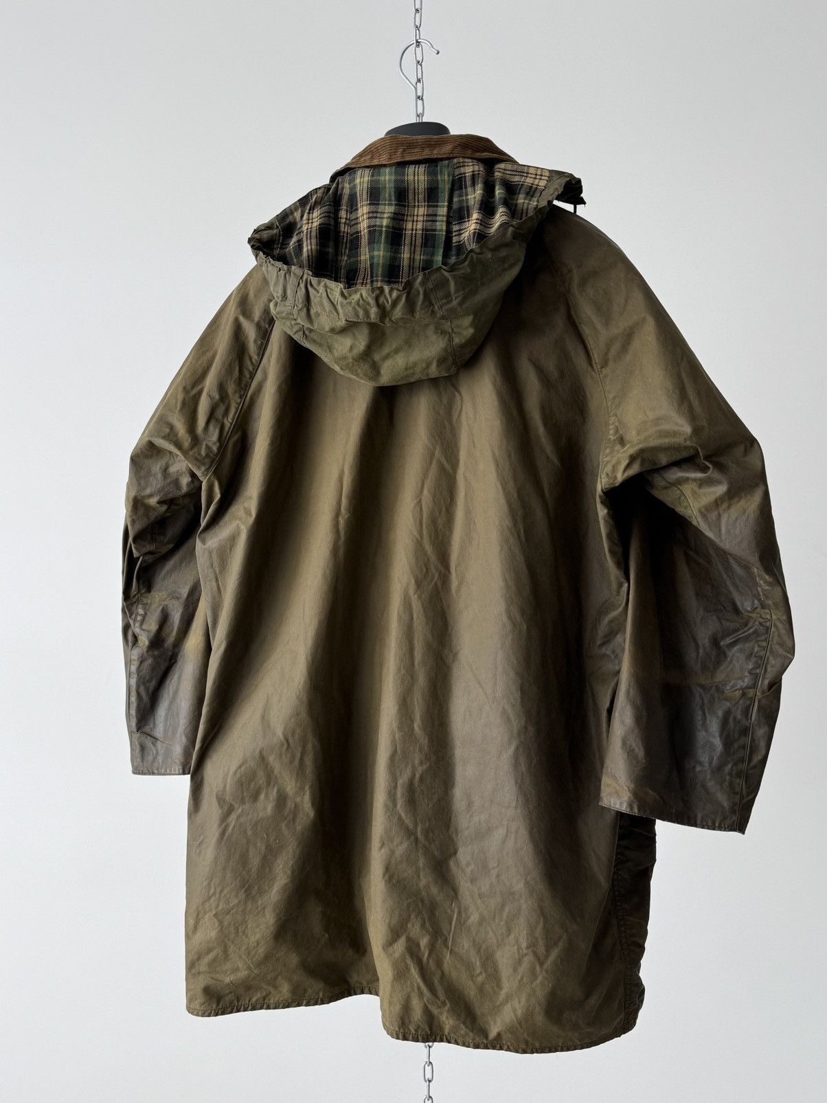 Barbour 1970s Vintage Barbour Gamefair Waxed Khaki Jacket With Lined Size US M / EU 48-50 / 2 - 5 Thumbnail