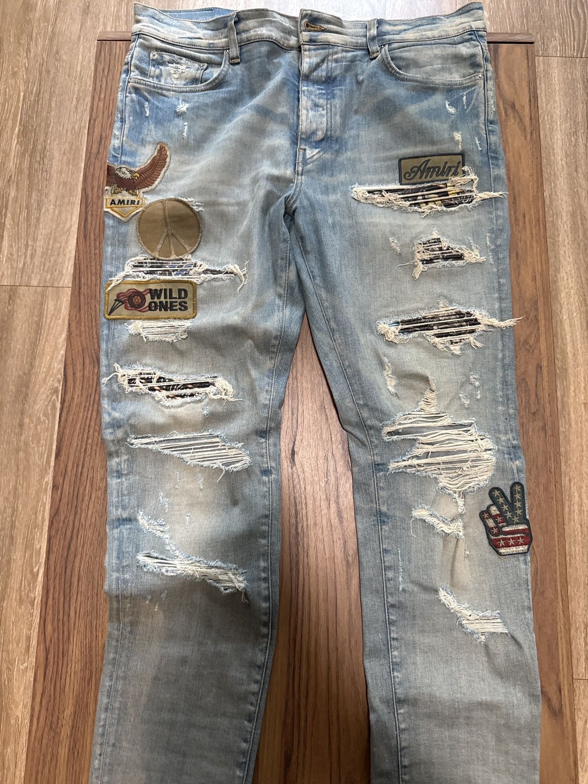 Amiri Amiri Patch Skinny Size US 36 / EU 52 - 1 Thumbnail