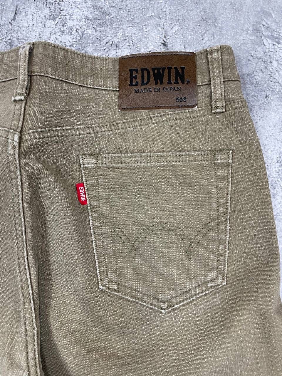 Edwin EDWIN Men Cotton Denim Jeans Pants Beige Size W33 Size US 33 - 4 Thumbnail