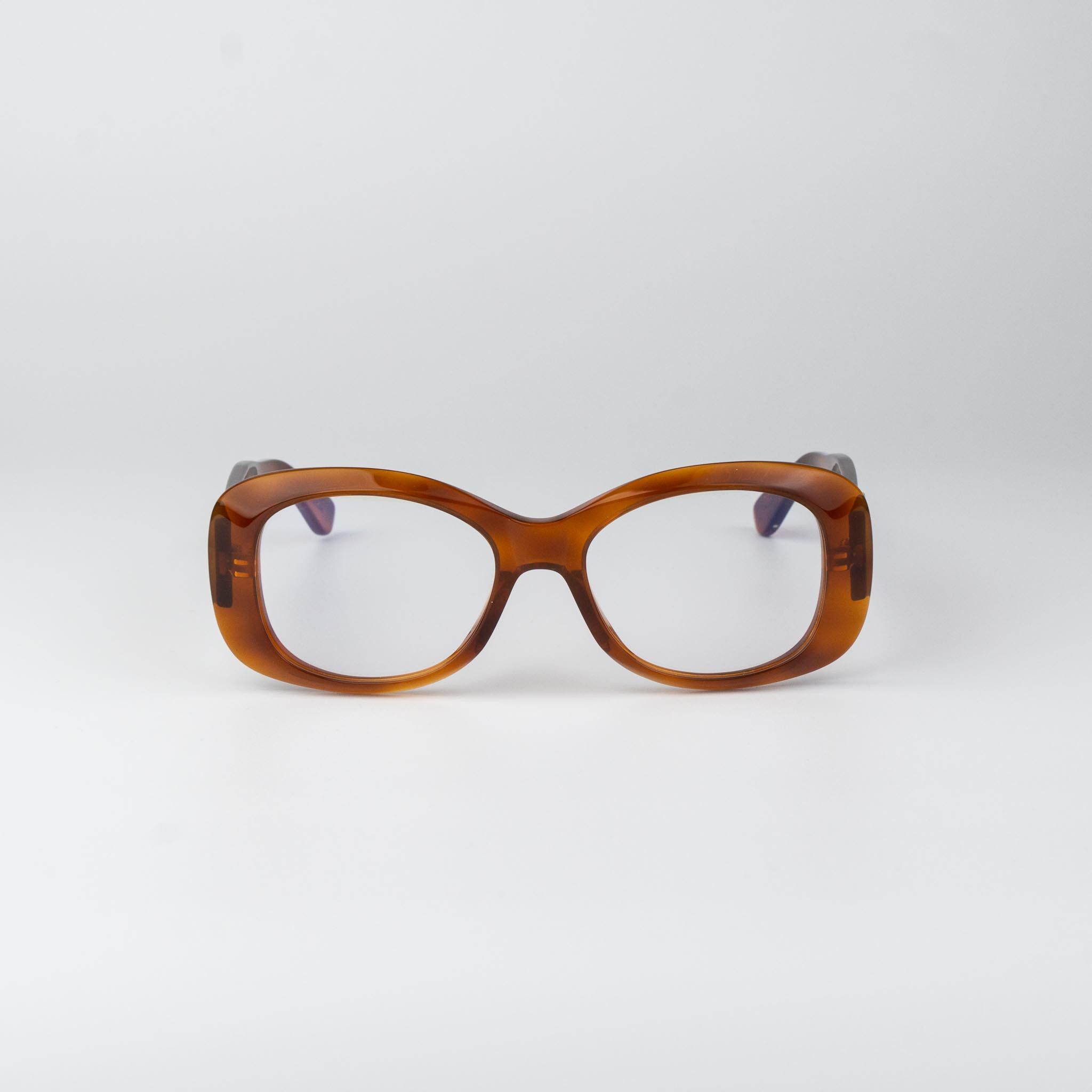 Valentino Valentino Women Eyeglasses Havana Rectangle VLX-181 C Size ONE SIZE - 4 Thumbnail