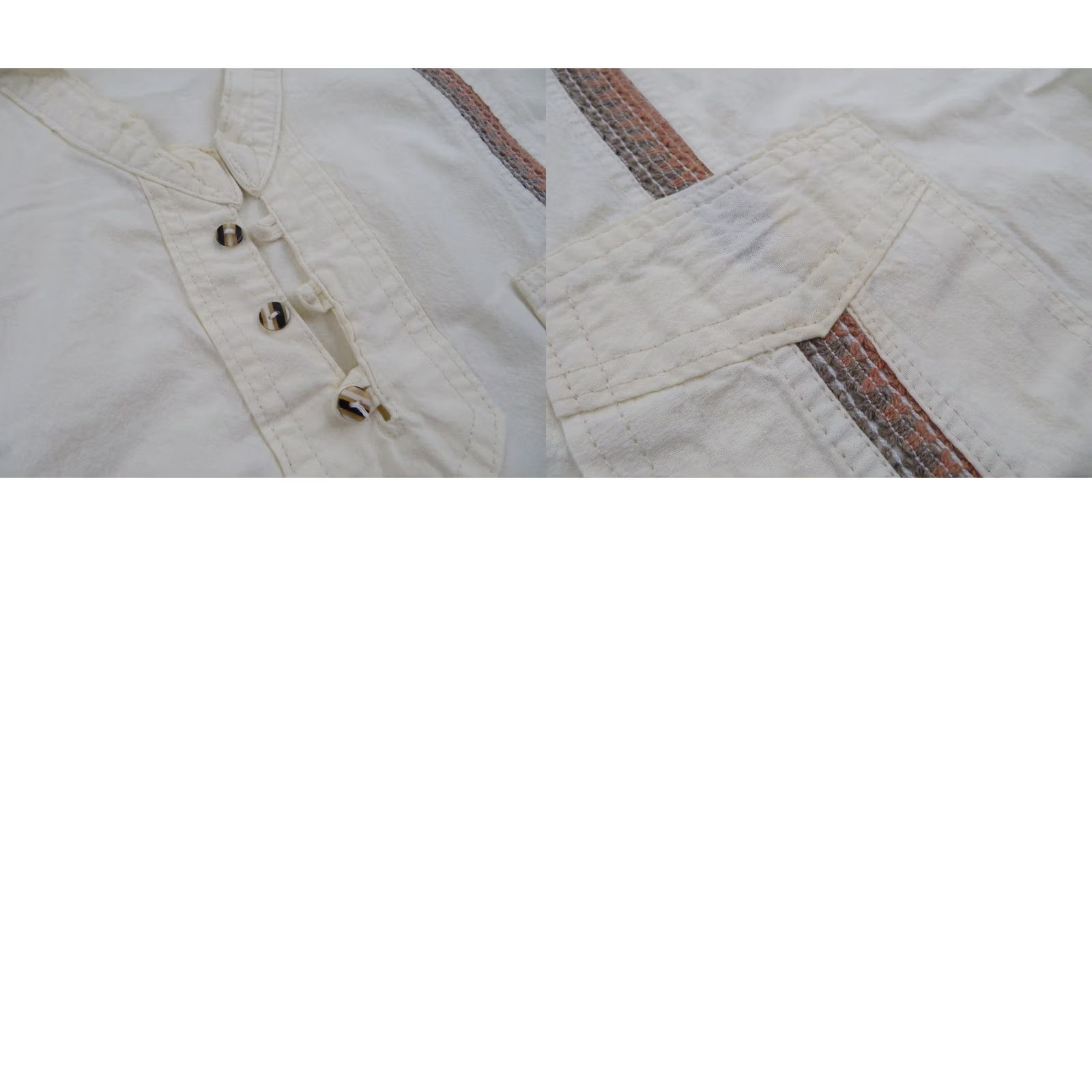 Cubavera Vtg Handmade Mexican Southwestern Guayabera Henley Shirt Mens XL Cubavera Cuban Size US XL / EU 56 / 4 - 8 Thumbnail