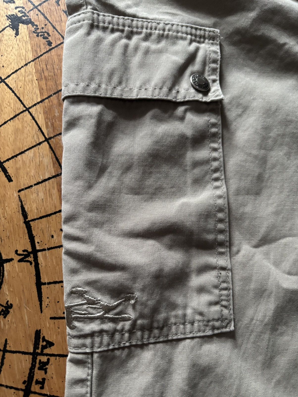Vintage Vintage Silver Jeans Baggy/Wide Khaki Cargo Pants Size US 32 / EU 48 - 4 Thumbnail