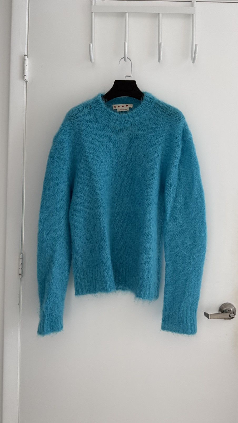 Marni Marni Blue Mohair Sweater Size US S / EU 44-46 / 1 - 1 Thumbnail