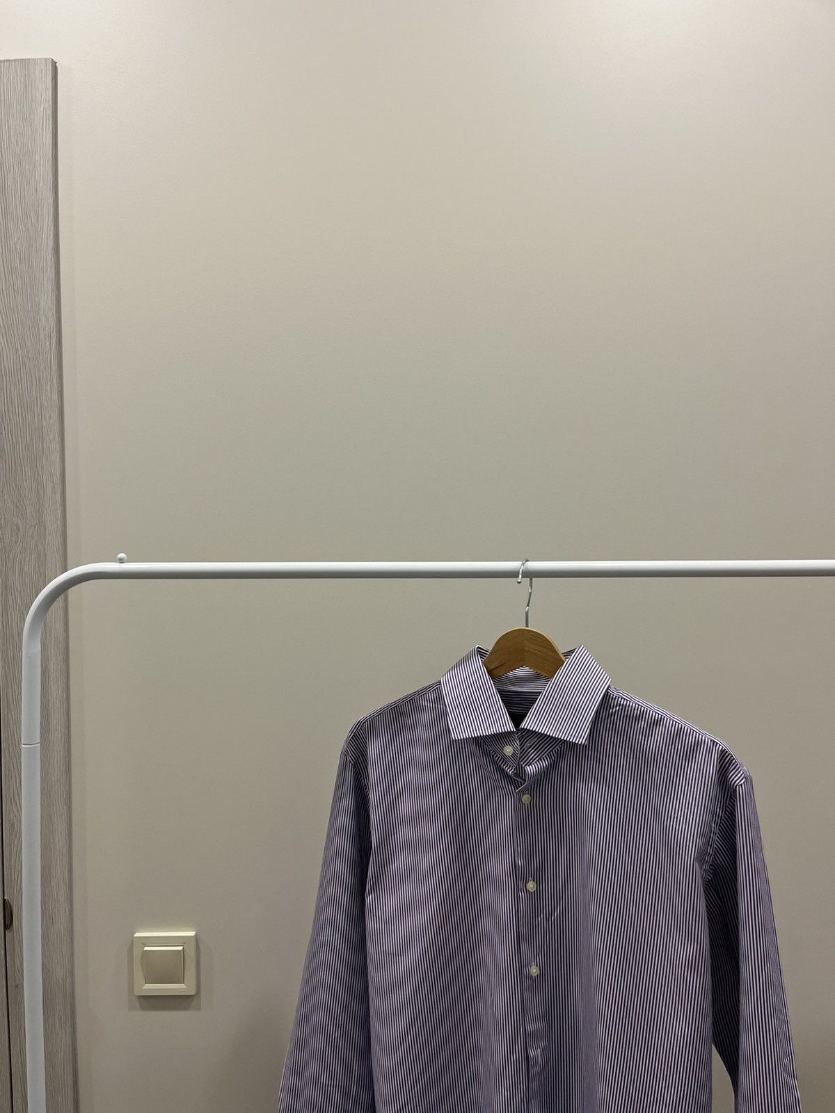 Hugo Boss Hugo Boss Shirt Mens Button-Up Cotton Twill Adult Y2K Size US M / EU 48-50 / 2 - 2 Thumbnail