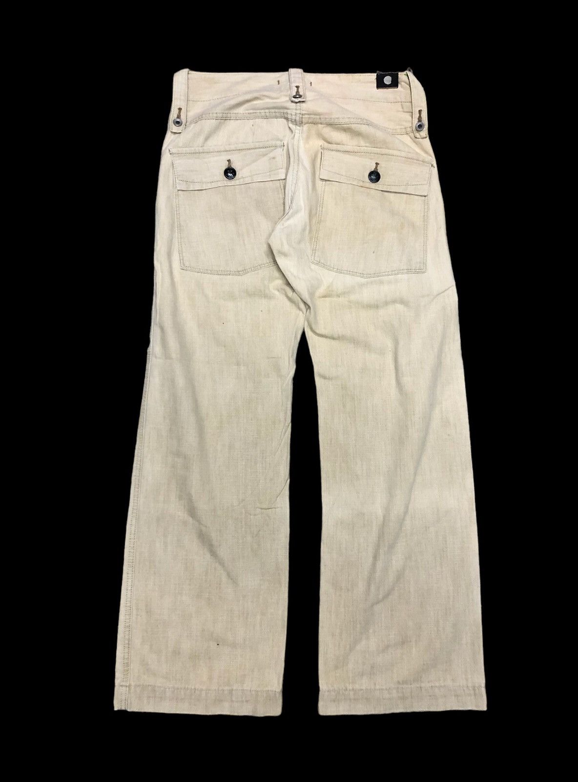 Vintage WIDE LEG BLUE WAY BAKER PANT Size US 29 - 2 Thumbnail