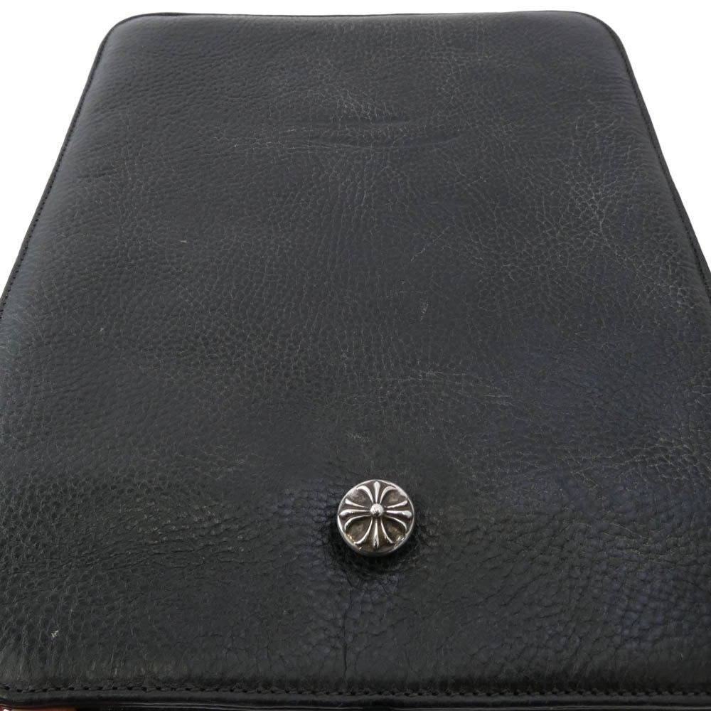 Chrome Hearts OFFER OK 🔥 CHROME HEARTS iPAD PAD CASE LEATHER SILVER Size ONE SIZE - 3 Thumbnail
