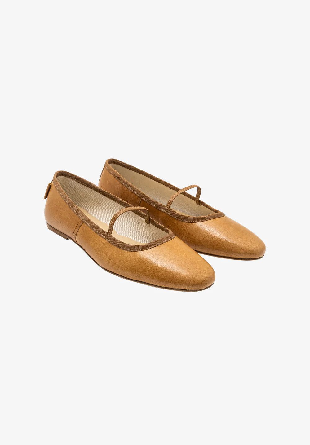 A.P.C. o1mle1125 Swan Ballet Flats in Camel Size US 7 / IT 37 - 2 Thumbnail